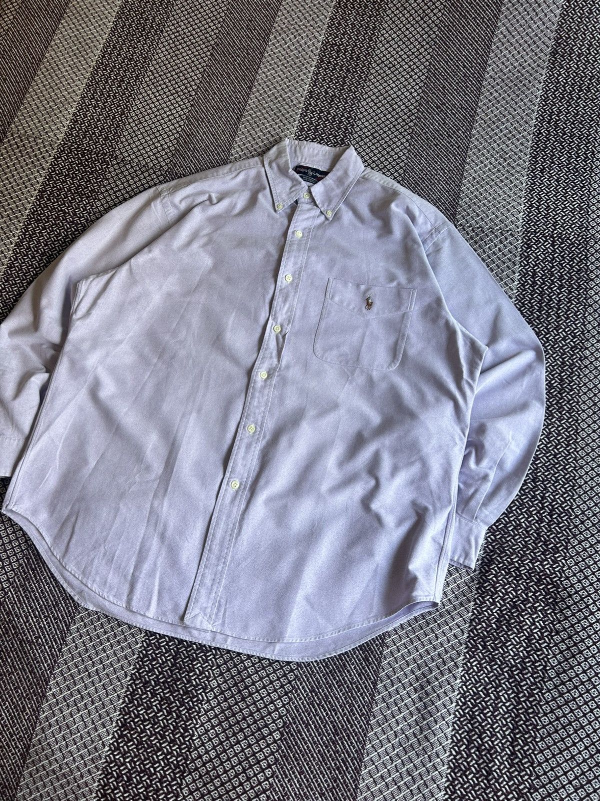 Polo Ralph Lauren Vintage Polo Ralph Lauren Big Shirt Streetwear Style Size M Size US M / EU 48-50 / 2 - 2 Thumbnail