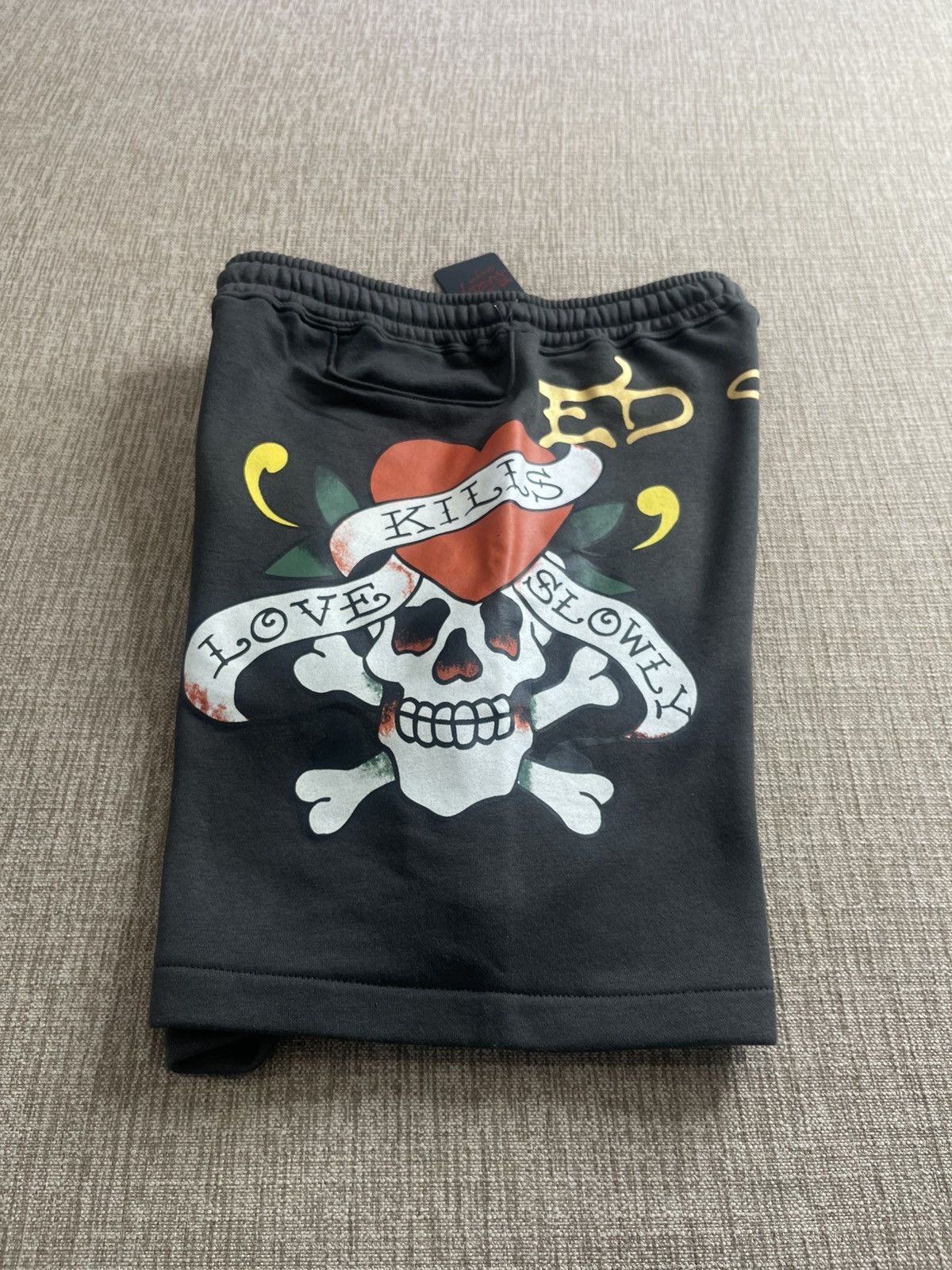 Ed Hardy Ed Hardy Love Kills Slowly Sweat Shorts Size US 36 / EU 52 - 3 Thumbnail
