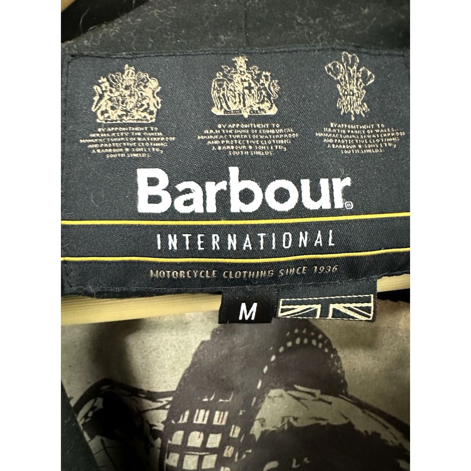 Barbour Barbour World Tour Saxony Wax Cotton Black Jacket M Motorcycle Jacket Mens Size US M / EU 48-50 / 2 - 3 Thumbnail