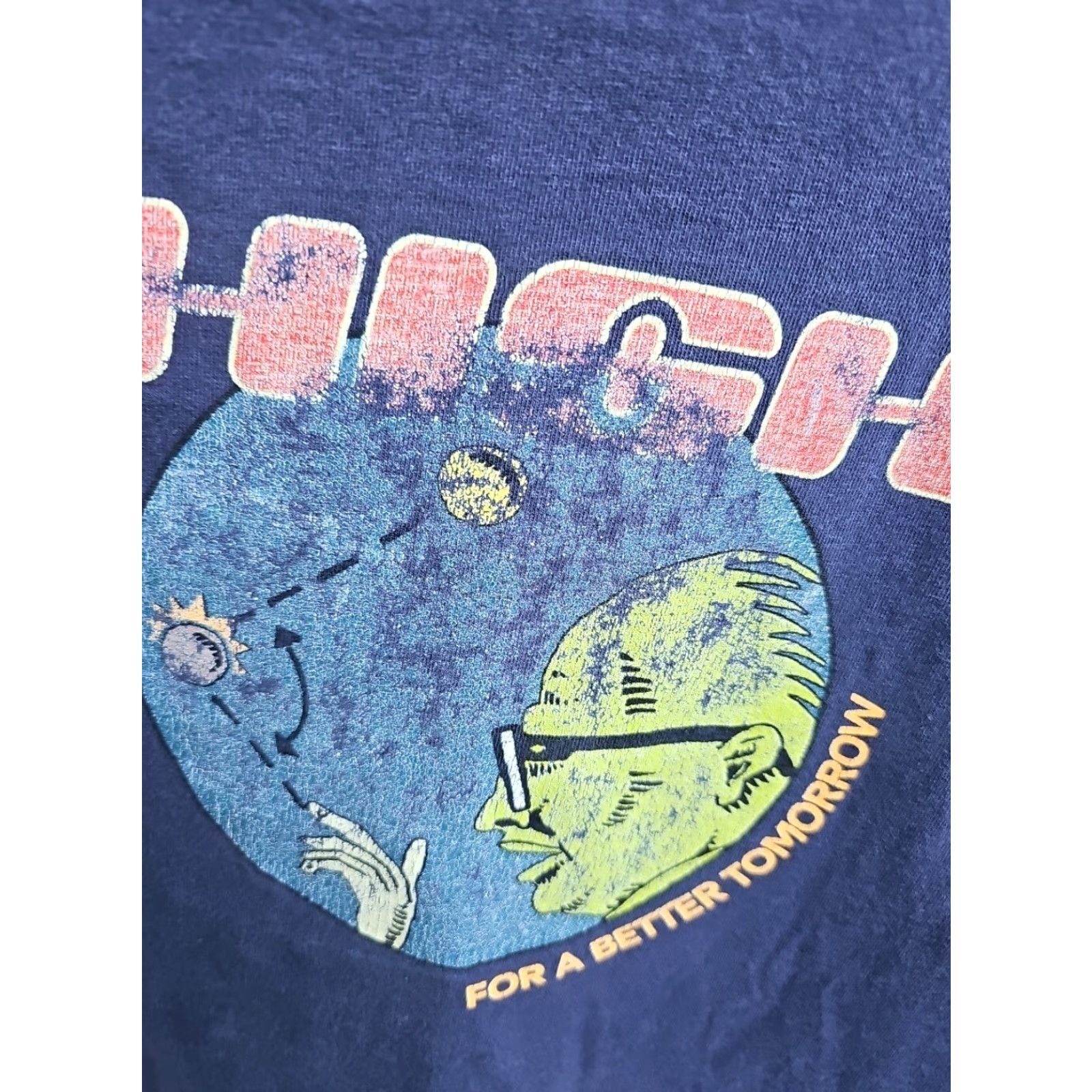 Vintage VINTAGE 90s Mens XL Distressed Phish For A Better Tomorrow Band T-Shirt Blue USA Size US XL / EU 56 / 4 - 3 Thumbnail