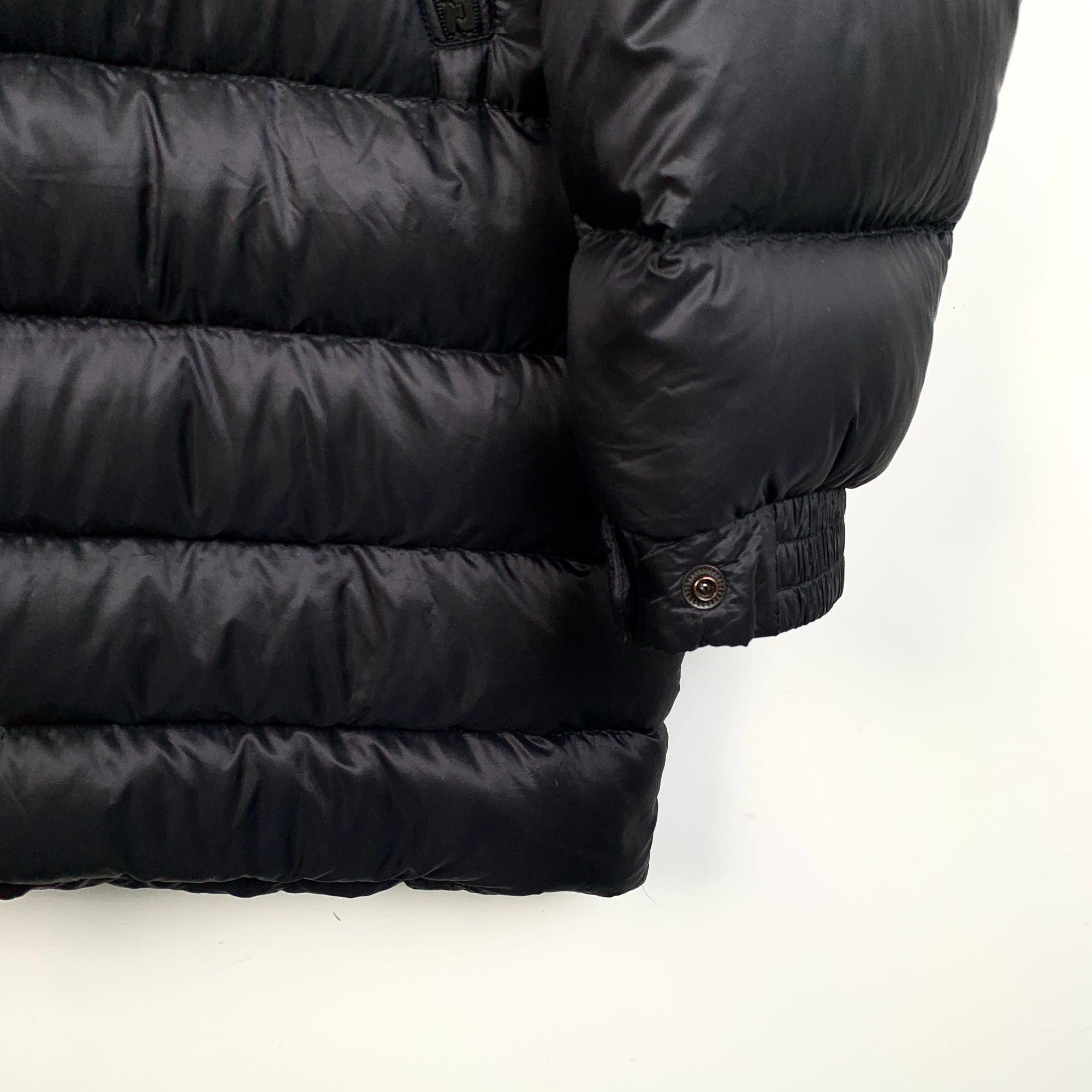 Moncler [Moncler] Dustin Black Logo Quilted Hooded Down Jacket 3 L Size L / US 10 / IT 46 - 6 Thumbnail