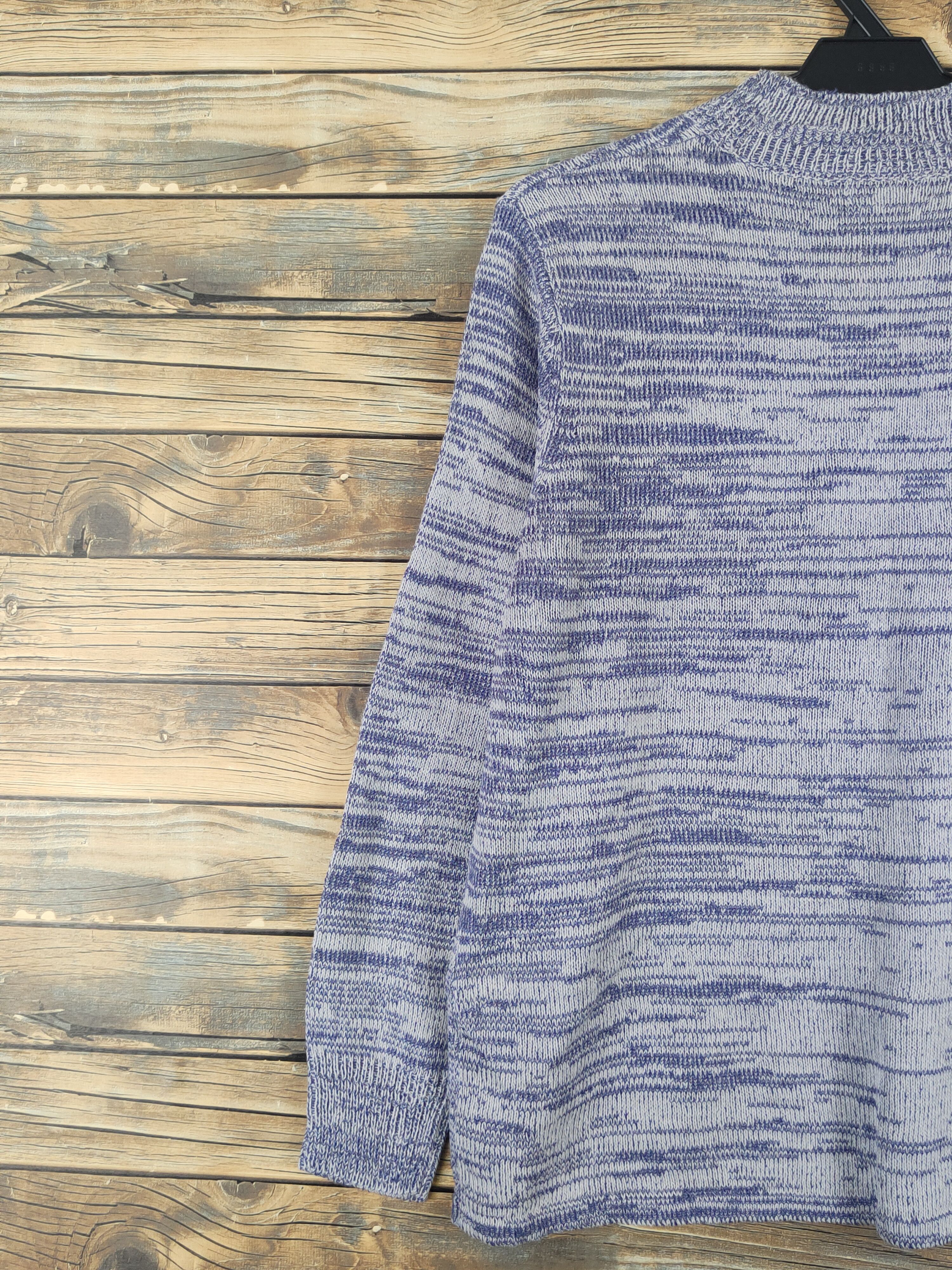 Japanese Brand Ventviolet Blue Gray Knitwear Sweatshirts #W1095 Size US M / EU 48-50 / 2 - 8 Thumbnail