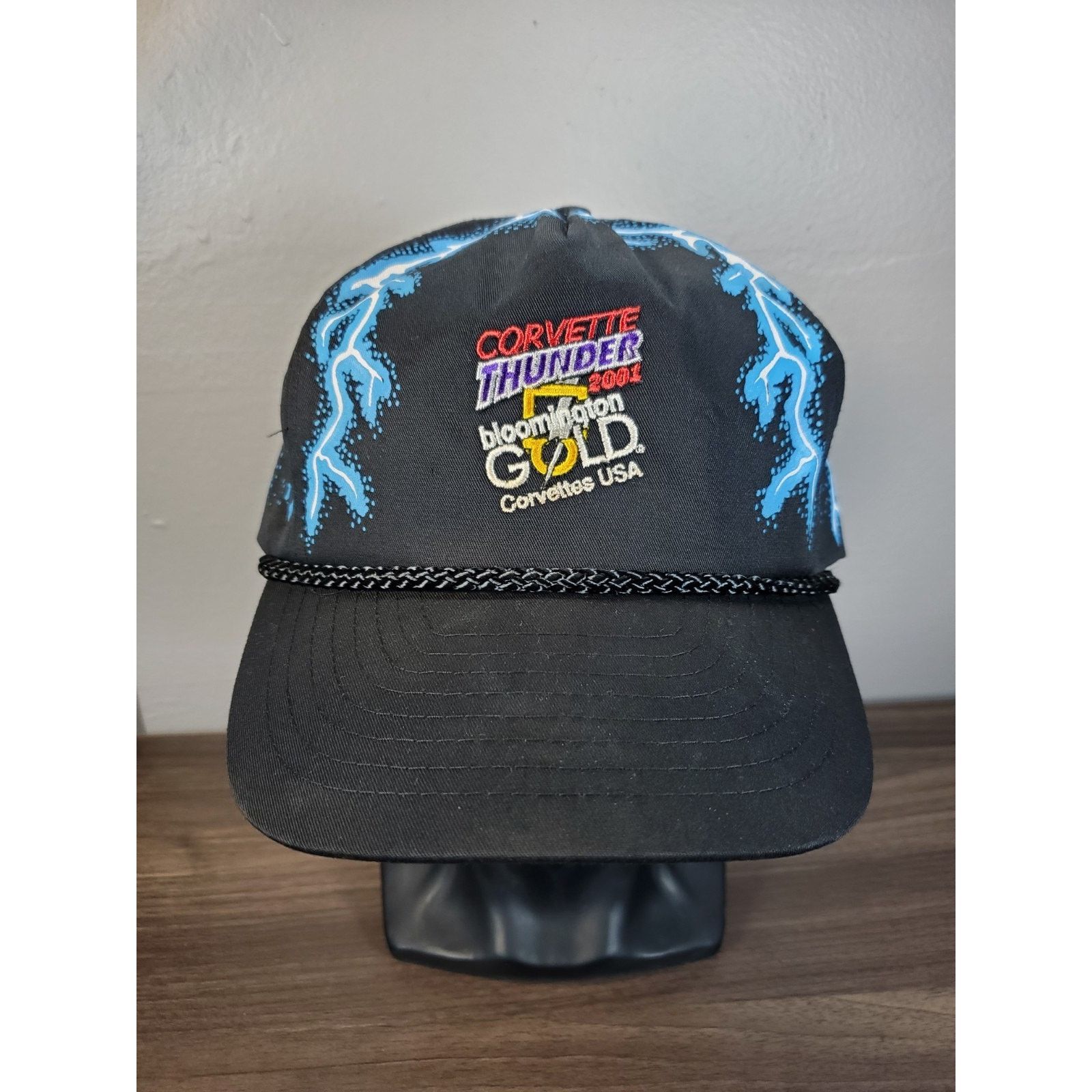 Chevrolet × Nissan Corvette Thunder 2001 Hat Lightning Snapback Cap Chevrolet Size ONE SIZE - 2 Thumbnail