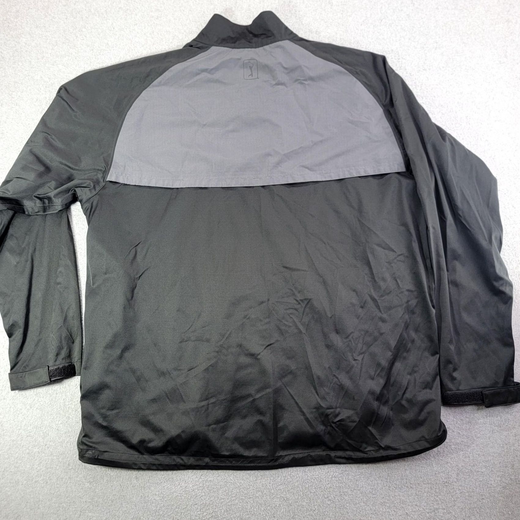 PGA Tour PGA Tour Jacket Mens 2XL Black Gray 1/4 Zip Pullover Windbreaker Golf Rain Size US XXL / EU 58 / 5 - 4 Thumbnail