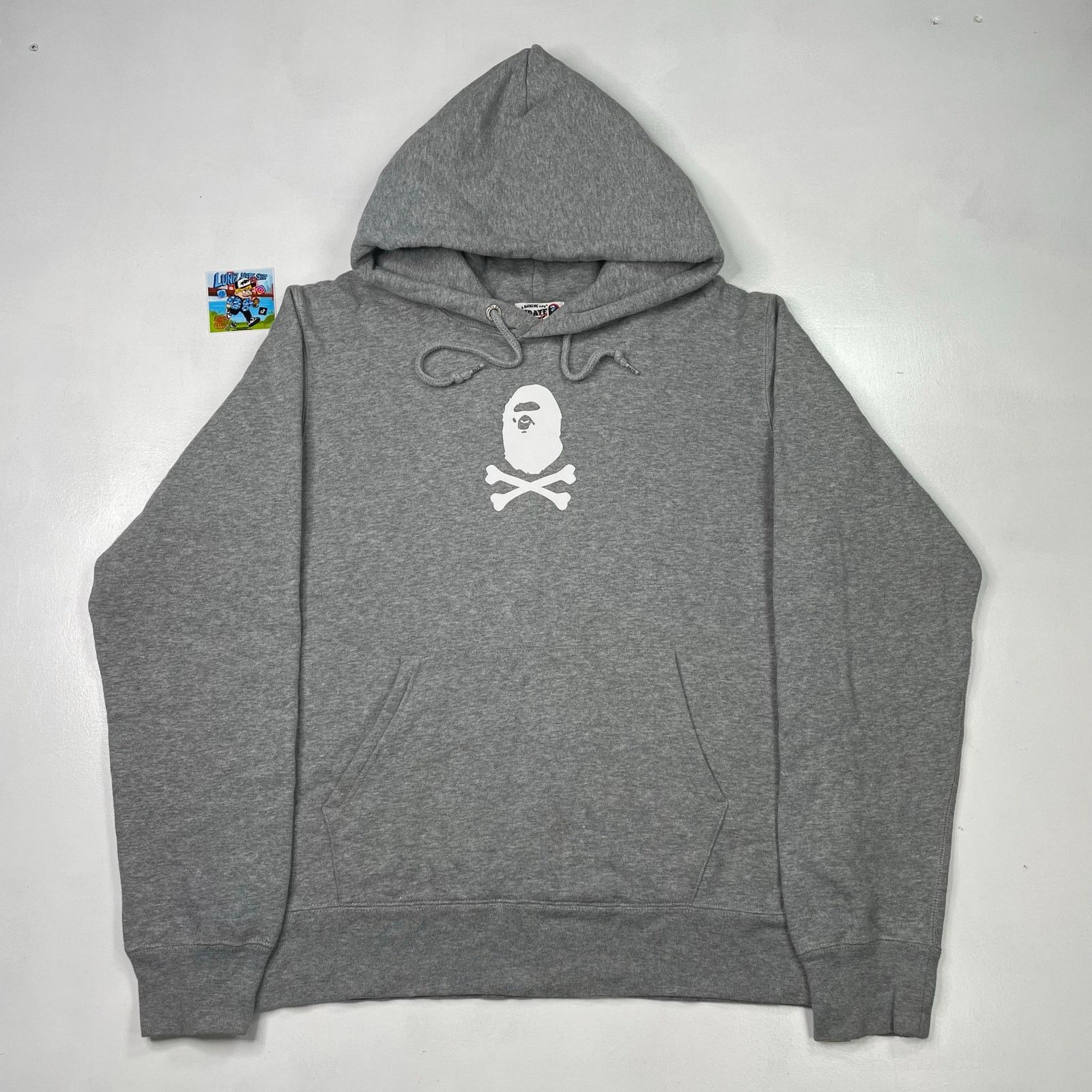 Bape BAPE Pirate Store Crossbones Pullover Hoodie Size L Size US L / EU 52-54 / 3 - 1 Thumbnail