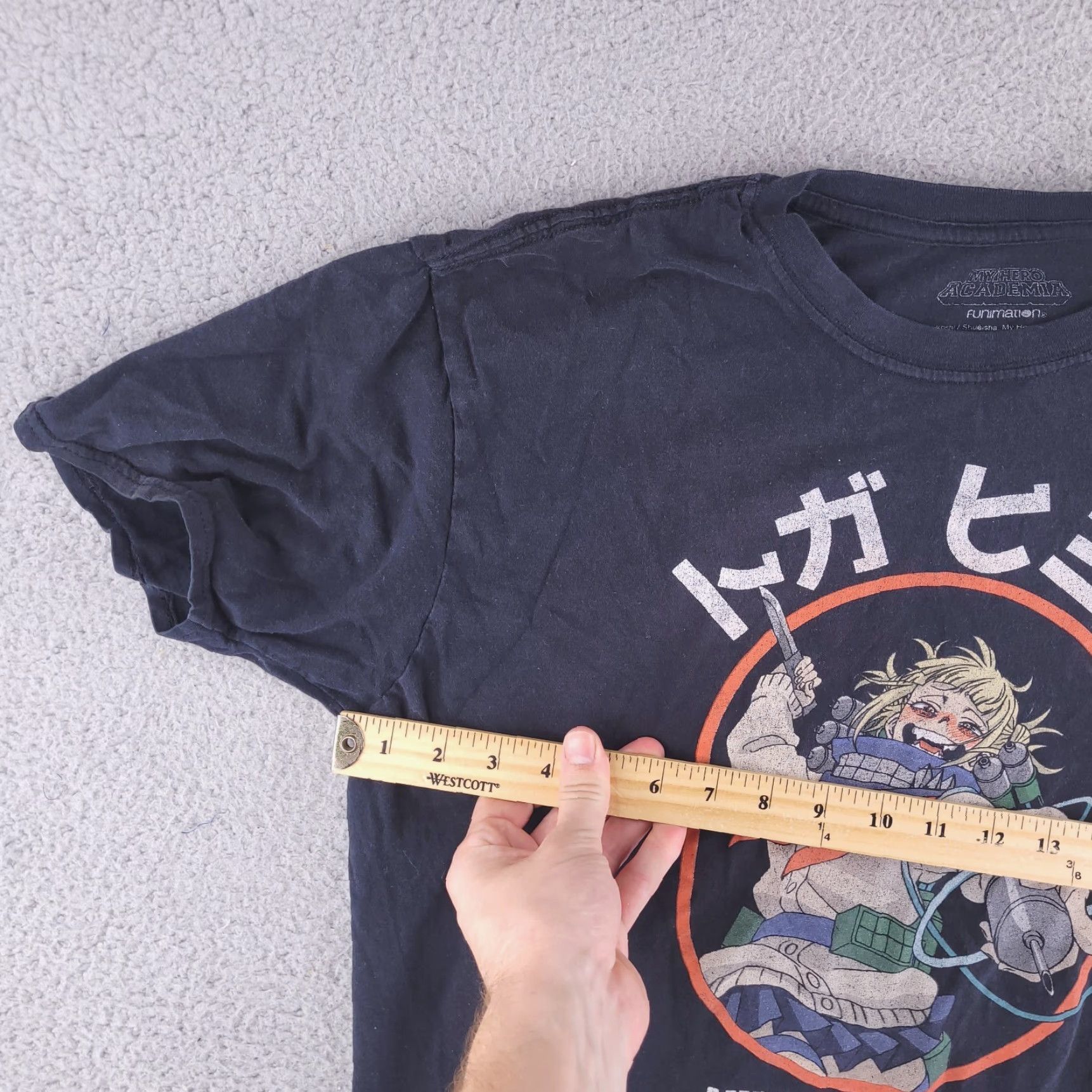 Toga Funimation Shirt Mens Large Black My Hero Academia Himiko Toga Shirt Mens L Black Hero 90s? Size US L / EU 52-54 / 3 - 5 Thumbnail