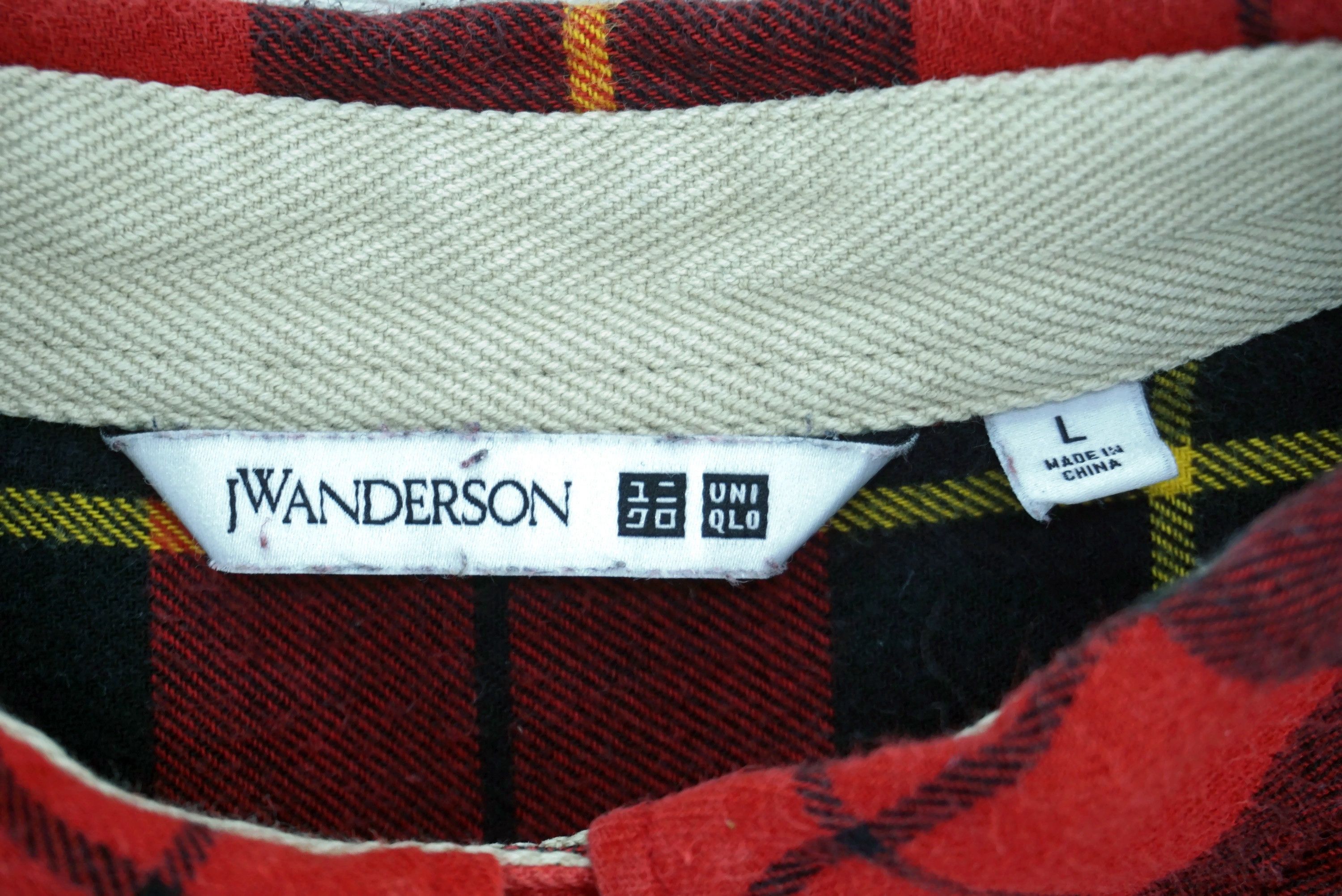 JW Anderson × Uniqlo J.W. Anderson Throwshirt Plaid Tartan Pullover Shirt Size L / US 10 / IT 46 - 8 Thumbnail