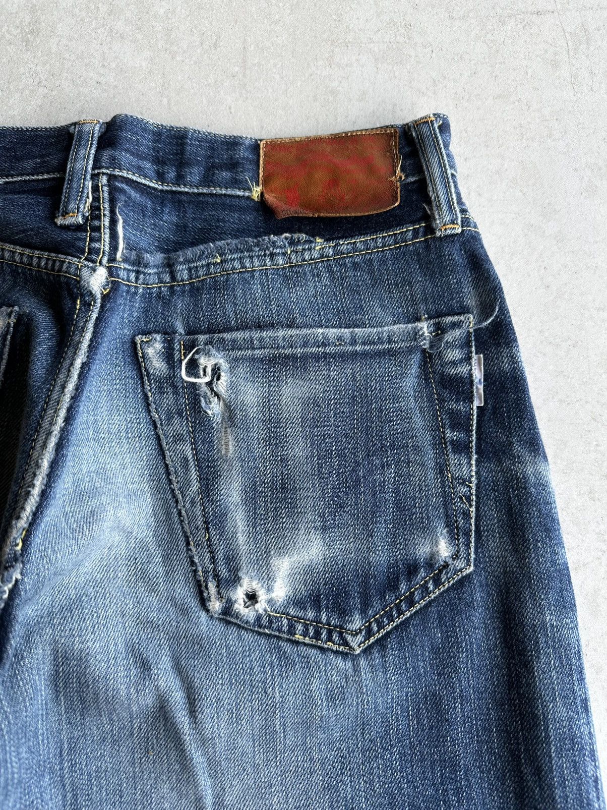 Studio D'Artisan SICKSS! Vintage STUDIO D ARTISAN Denim Lemon Stitch/Selvedge Size US 29 - 19 Thumbnail
