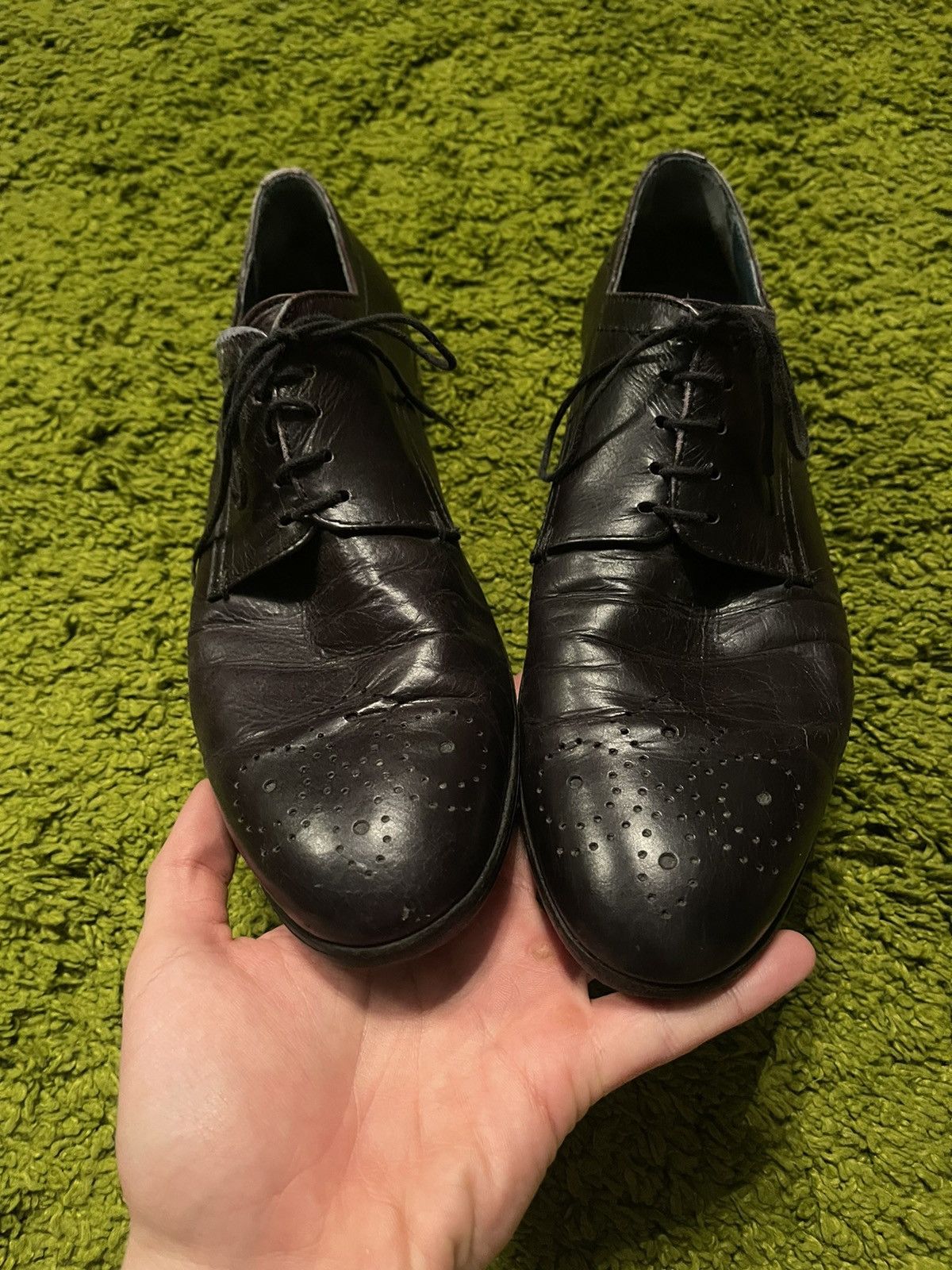 Designer × MoMA Moma avant garde real leather shoes Size US 8 / EU 41 - 3 Thumbnail