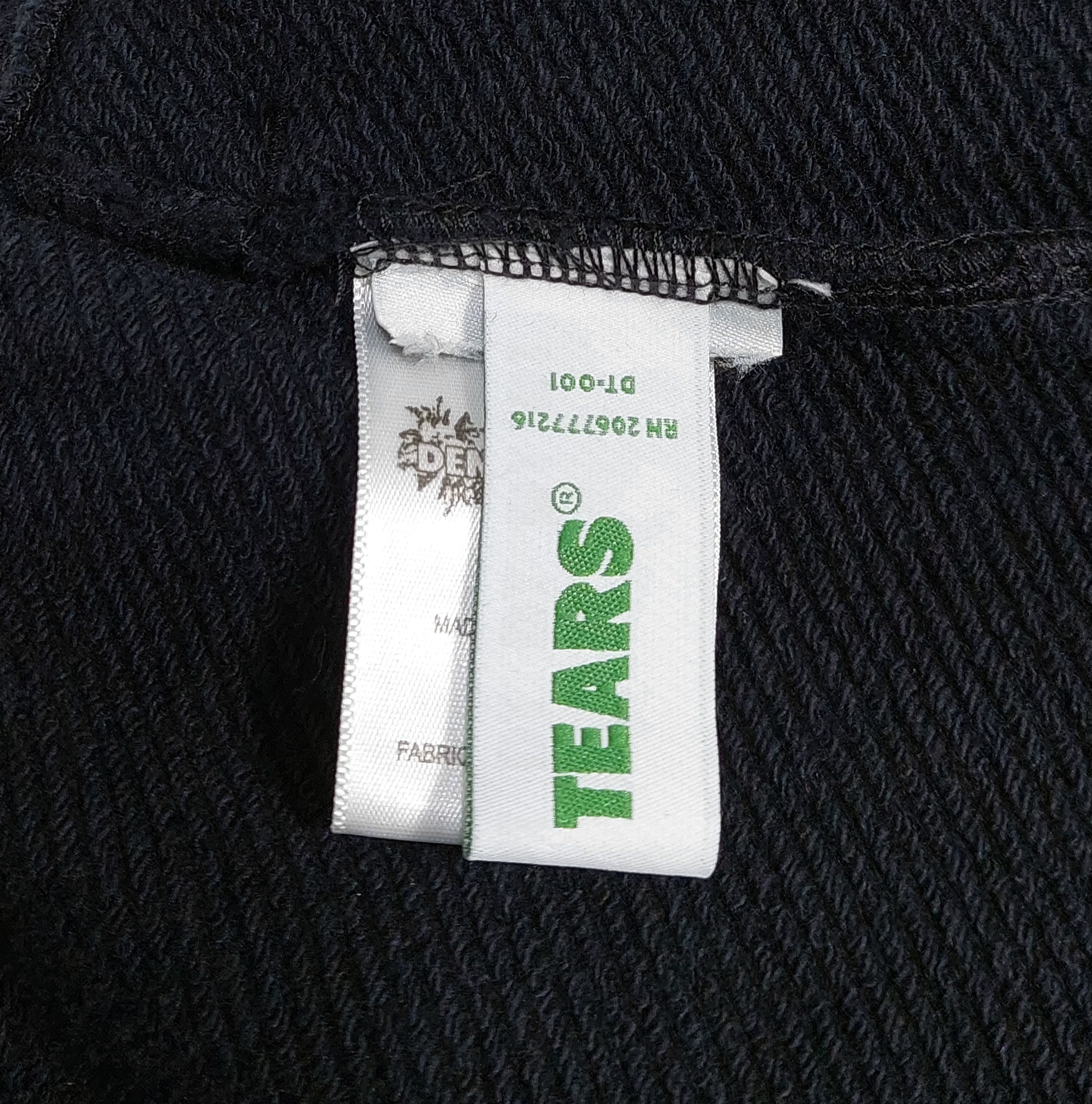 DENIM TEARS wreath rhinestone sweatpants - black M Size US 32 / EU 48 - 3 Thumbnail