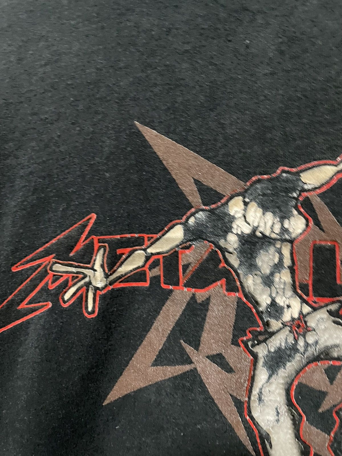 Band Tees × Metallica × Vintage Vintage 2002 Metallica Tee Ninja Star Juindo T-Shirt Travis Size US XL / EU 56 / 4 - 5 Thumbnail