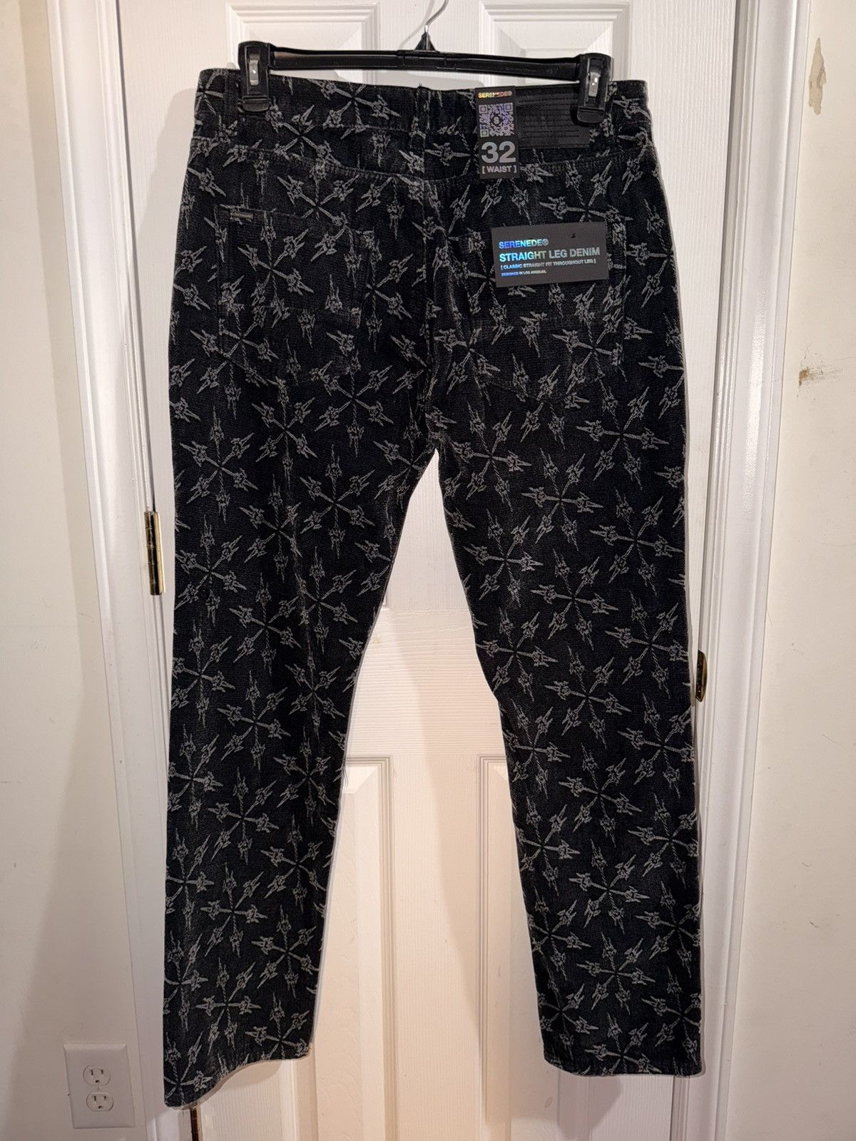 SERENEDE SERENEDE patterned black denim size 32 Size US 32 / EU 48 - 3 Thumbnail