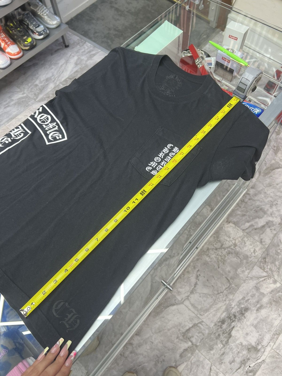 Chrome Hearts Chrome Hearts Side T Bar Black Tee Size US S / EU 44-46 / 1 - 11 Thumbnail