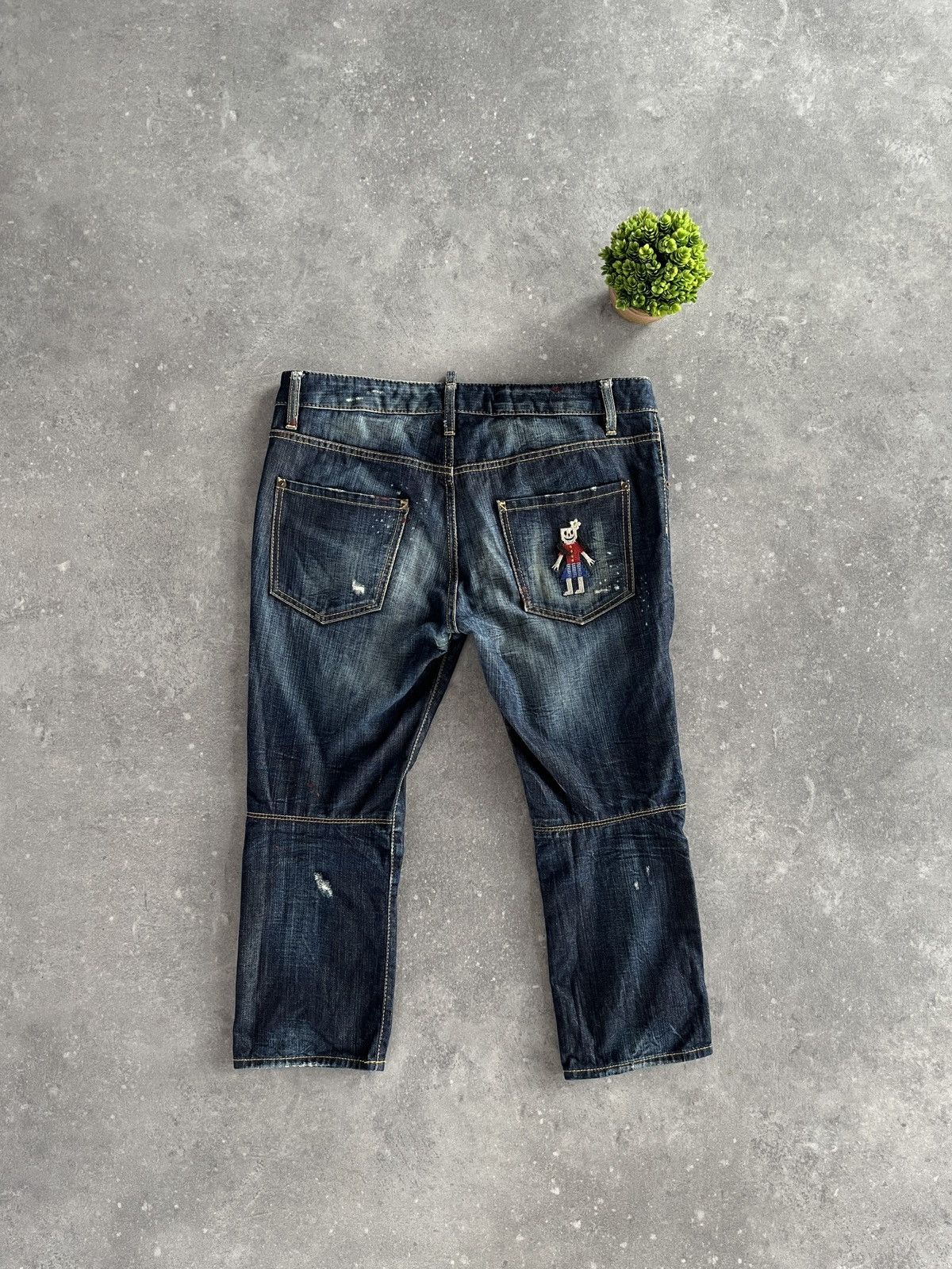 Dsquared2 RARE DSQUARED2 CAPRI JEANS SHORTS with Embroideries Archive Size US 36 / EU 52 - 3 Thumbnail