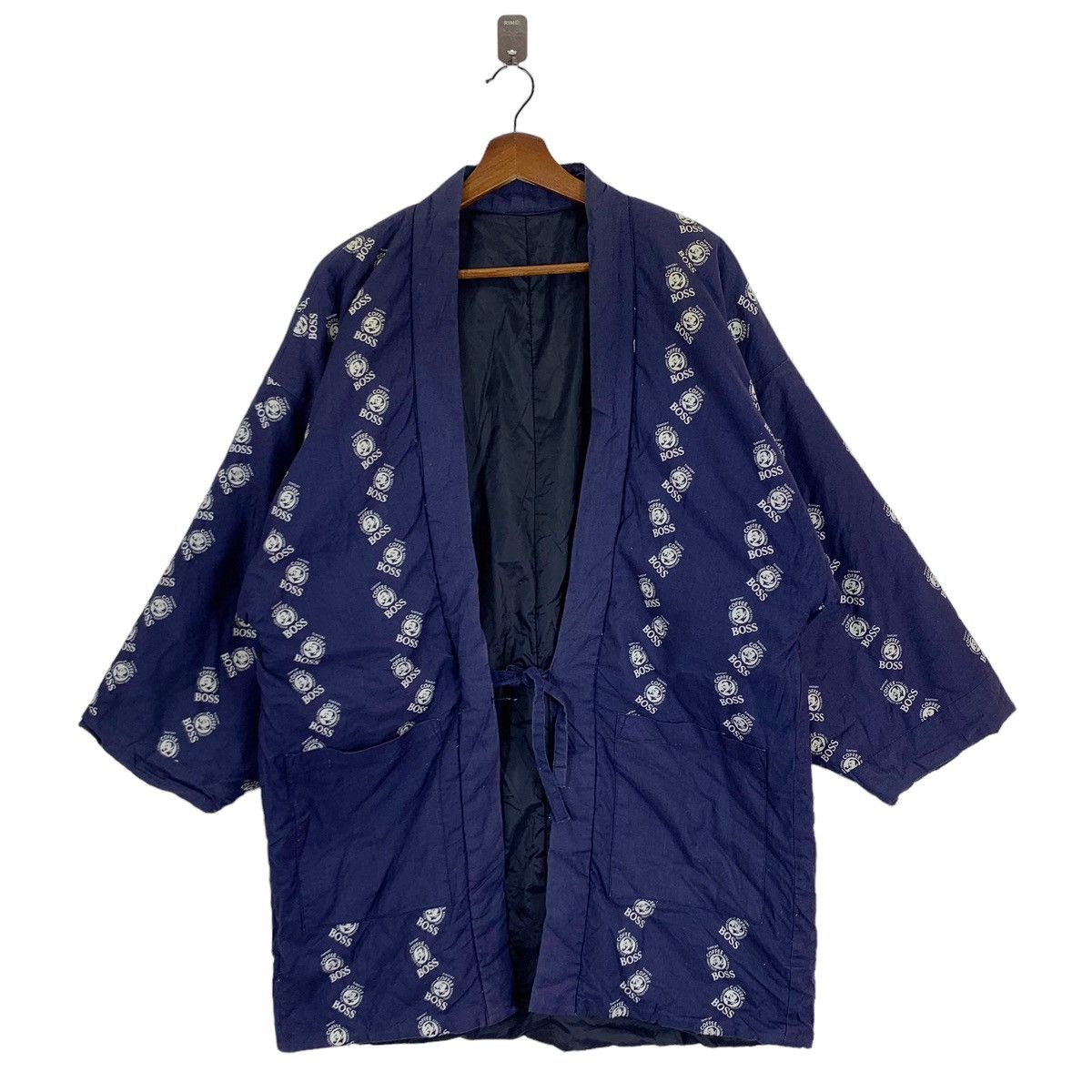 Japanese Brand × Vintage Vintage Suntory Boss Coffee Kimono Japan Jacket Size US L / EU 52-54 / 3 - 1 Thumbnail