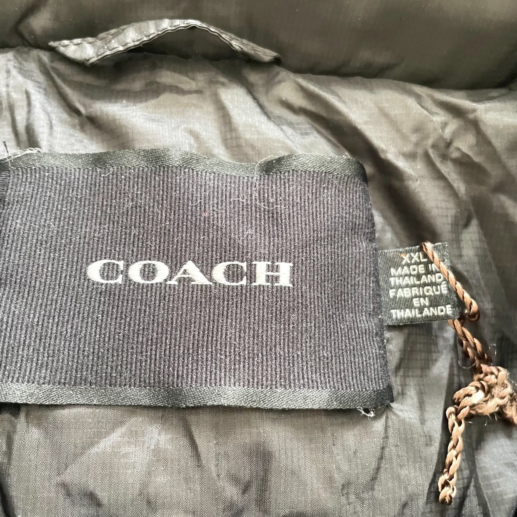 Coach Coach Monogram ColorBlock Puffer Down Jacket Men 2XL Black Designer NWOT Jacket Mens Size US XXL / EU 58 / 5 - 3 Thumbnail