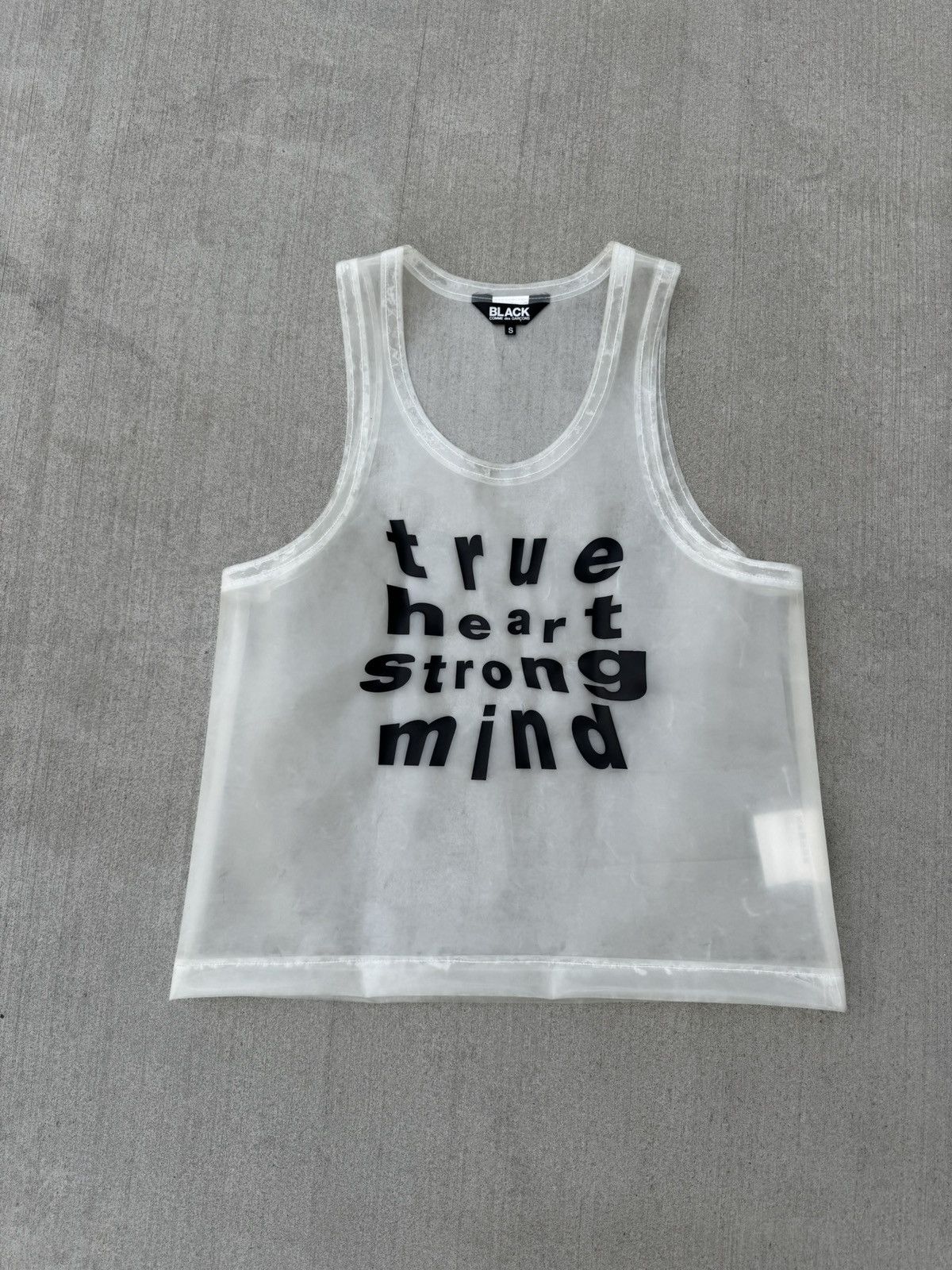 Comme des Garcons × Comme des Garcons Black Comme des Garçons BLACK Clear PVC See-through Tank Top Shirt Size US S / EU 44-46 / 1 - 2 Thumbnail