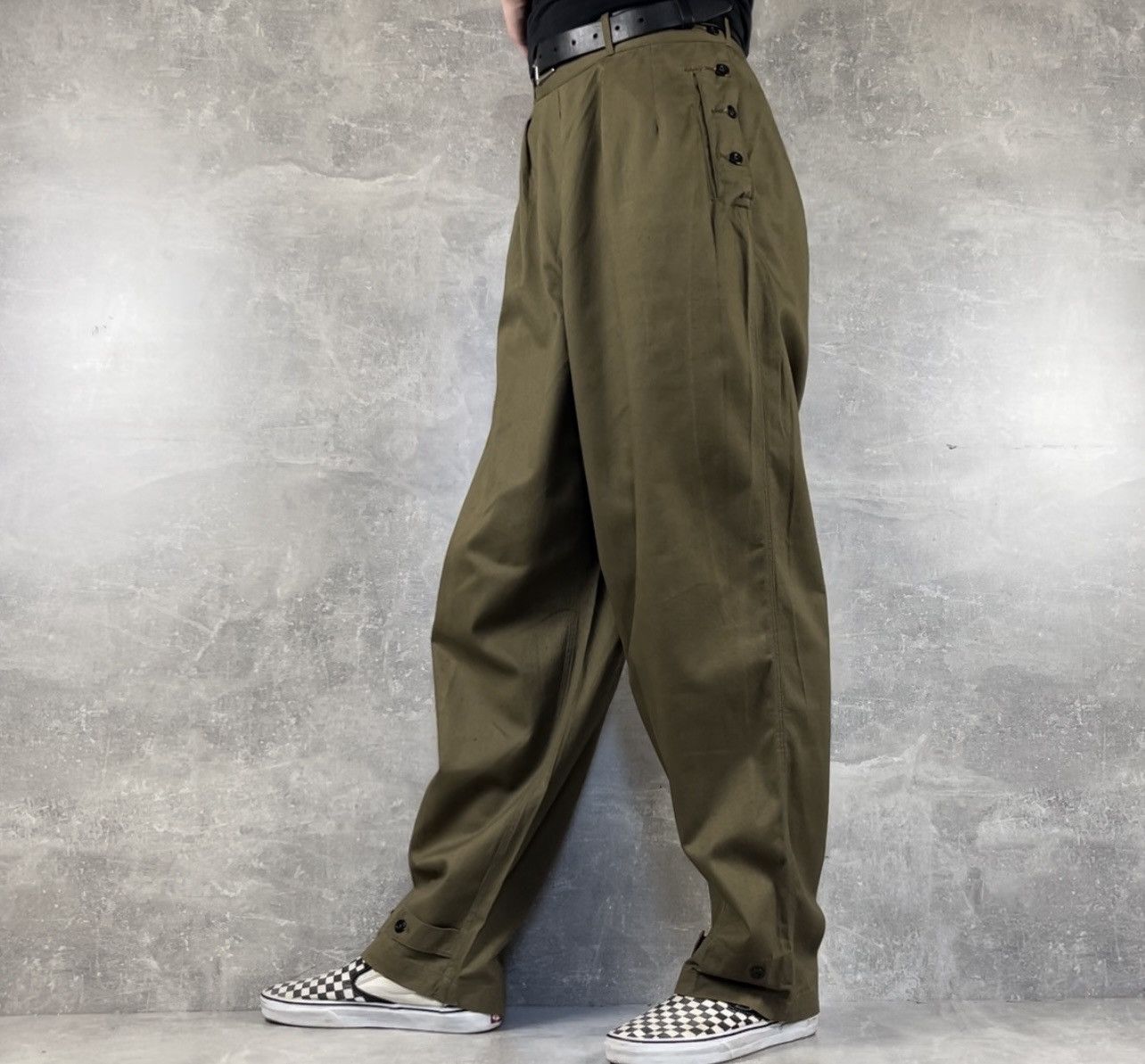 Other Vintage USSR Field Pants M39 Infantry Military Uniform Green Size US 36 / EU 52 - 3 Thumbnail