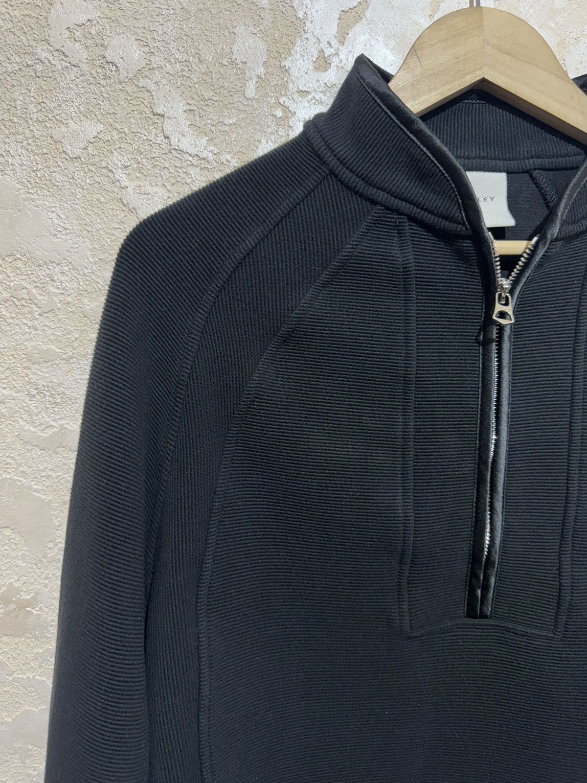 Varley Varley Rhea Ottoman Half Zip Rib Knit Pullover Sweatshirt Size S / US 4 / IT 40 - 4 Thumbnail