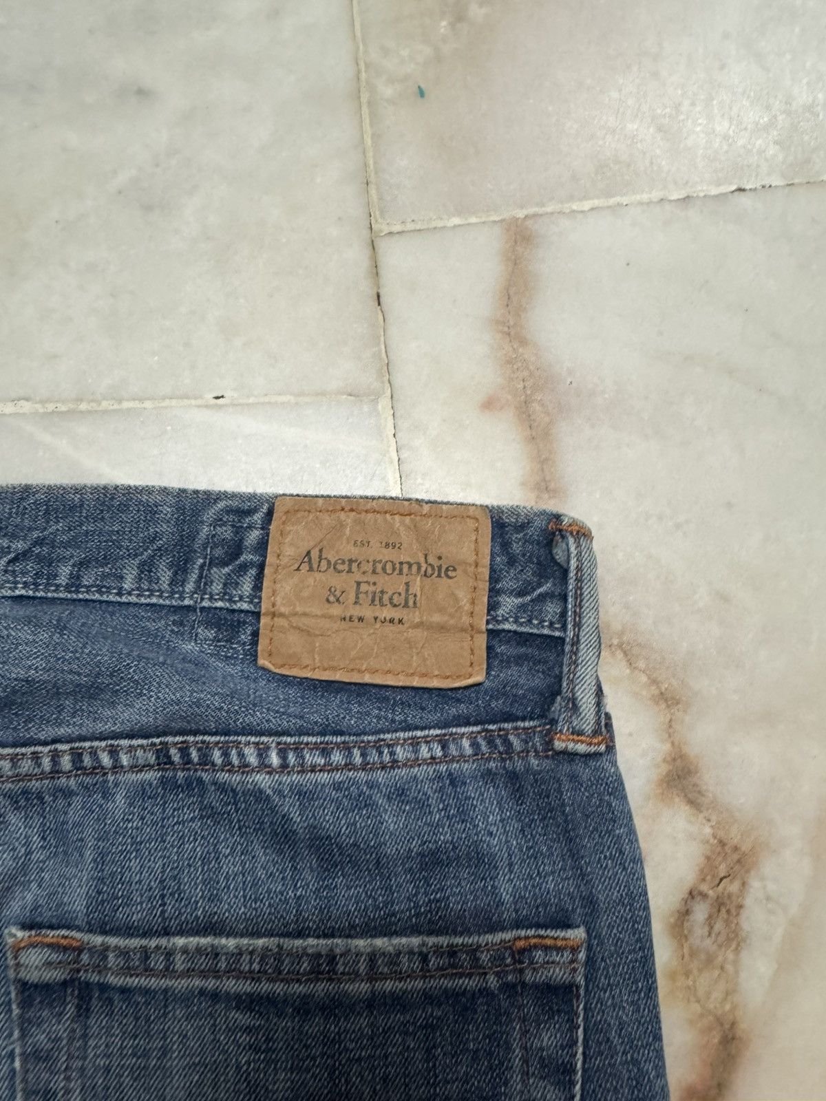 Vintage 💥FLARE💥90s STYLE ABERCROMBIE & FITCH SICK SAND WASH DISTRESS Size US 30 / EU 46 - 18 Thumbnail