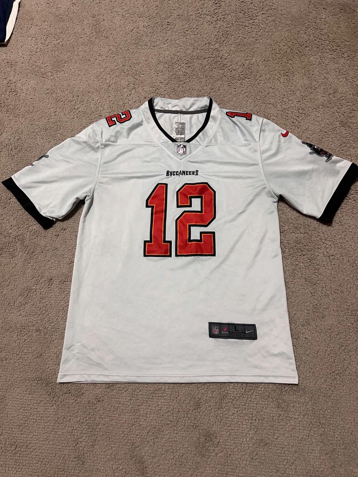 Nike Vintage Tom Brady #12 Tampa Bay Buccaneers Jersey On-Field L Size US L / EU 52-54 / 3 - 1 Thumbnail