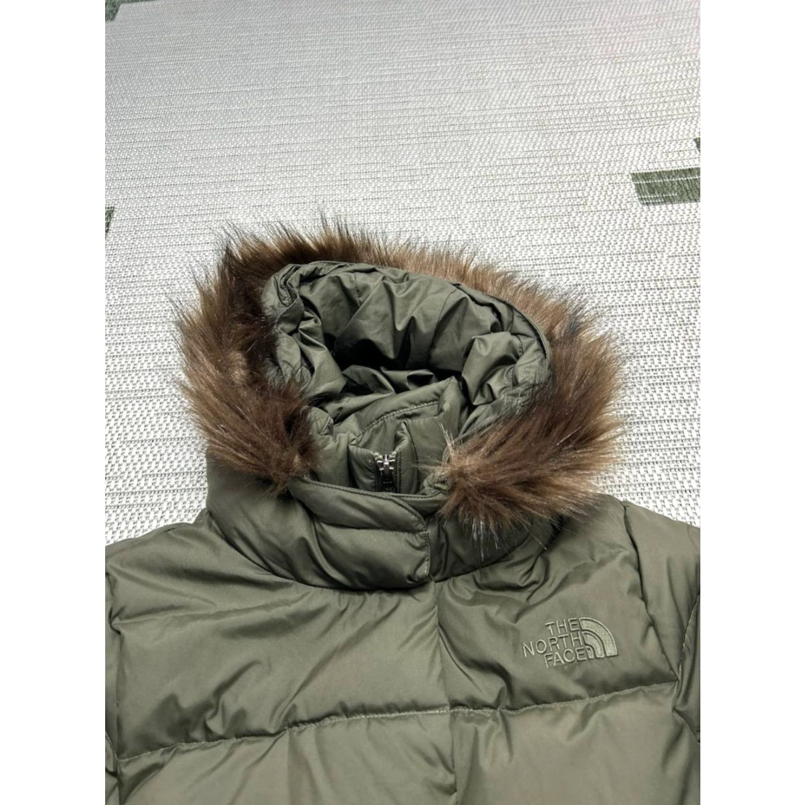 The North Face The North Face Jacket Womens Small Green 550 Down Insulated Full Zip Puffer Size S / US 4 / IT 40 - 2 Thumbnail