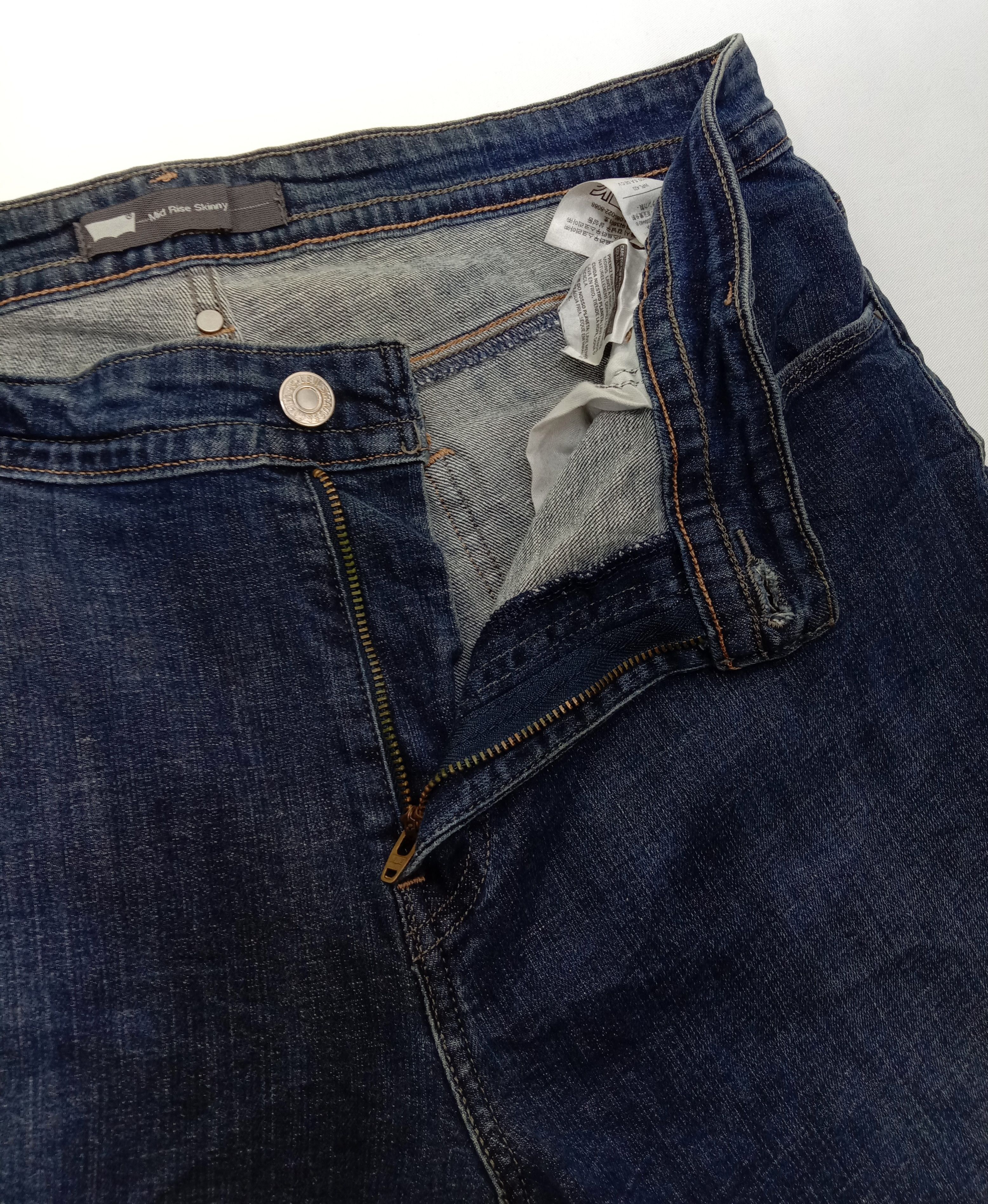 Levi's Vintage Levi's Mid Rise Skinny Jeans Size 32" / US 10 / IT 46 - 9 Thumbnail