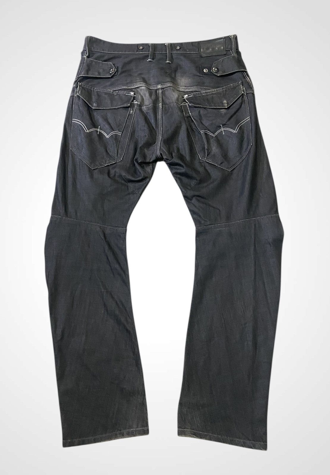 Edwin × Japanese Brand Edwin E-Function Type EF503 Banana Cut Denim Size US 34 / EU 50 - 2 Thumbnail