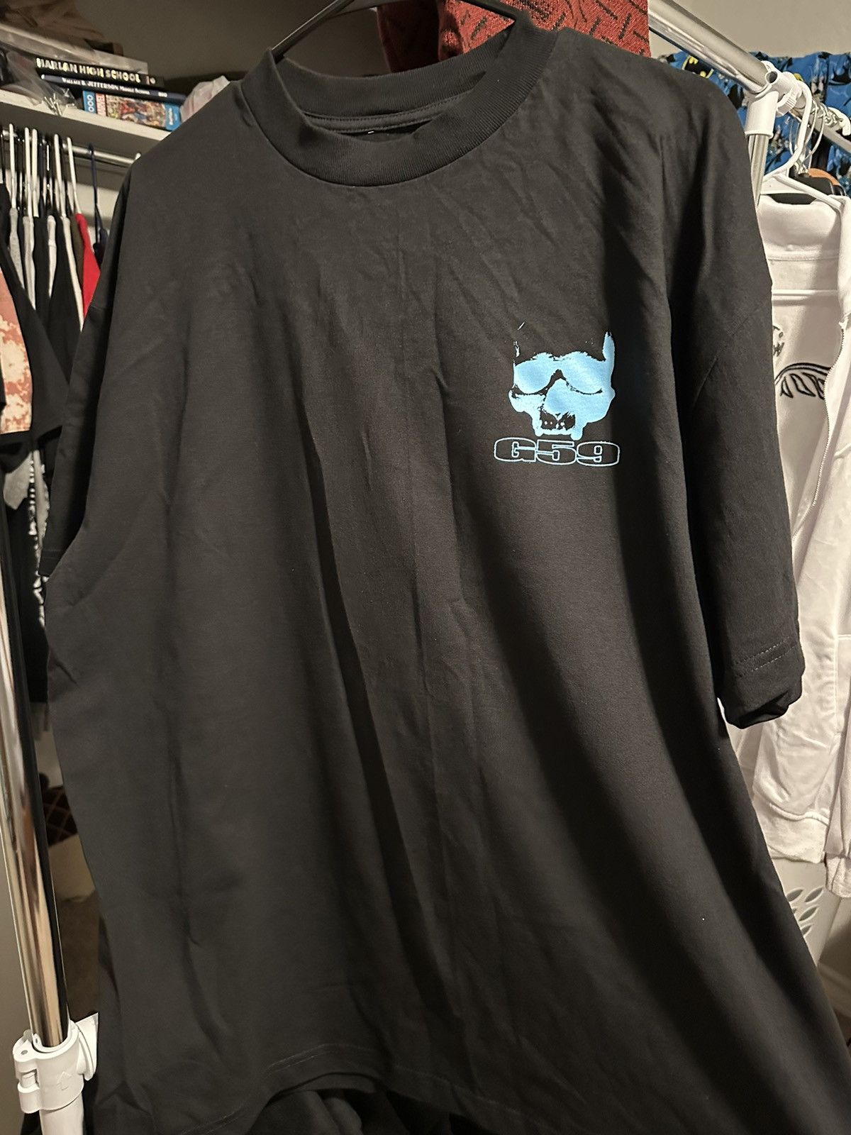 Band Tees Grey Day 2024 Blue Skull T-Shirt Size US XL / EU 56 / 4 - 1 Thumbnail
