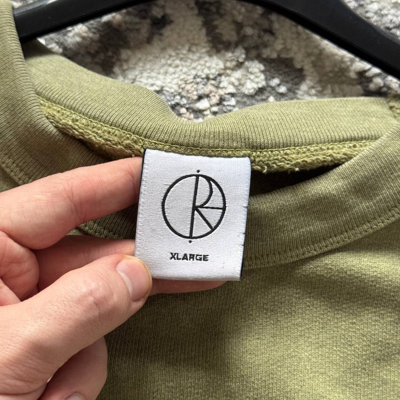 Polar Skate Co. Polar Skate Khaki Baggy Dyed Patch Crewneck Size US XL / EU 56 / 4 - 6 Thumbnail