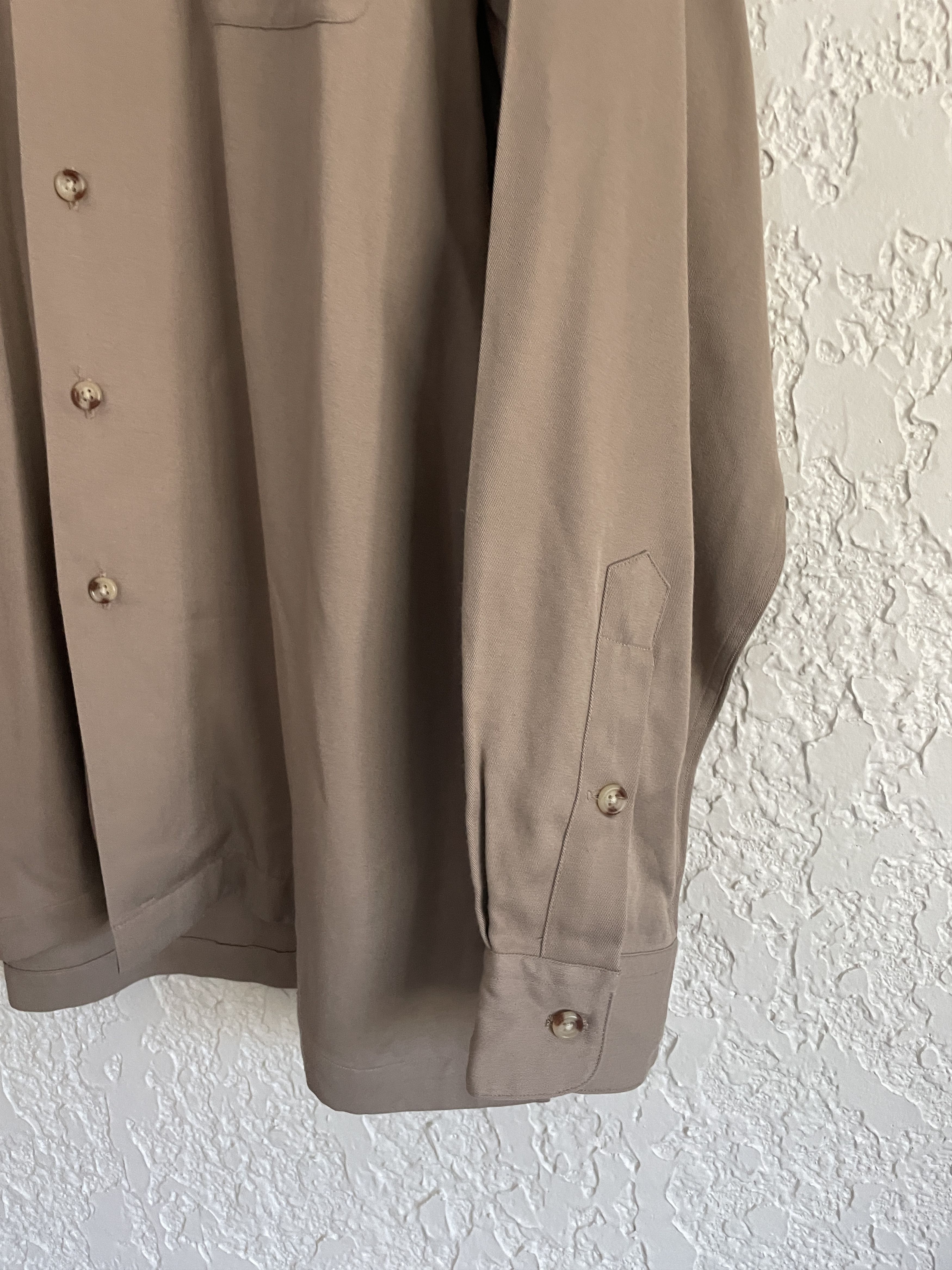 🔥 Polo Ralph Lauren® RARE 90s Rayon Wool Gabardine Shirt