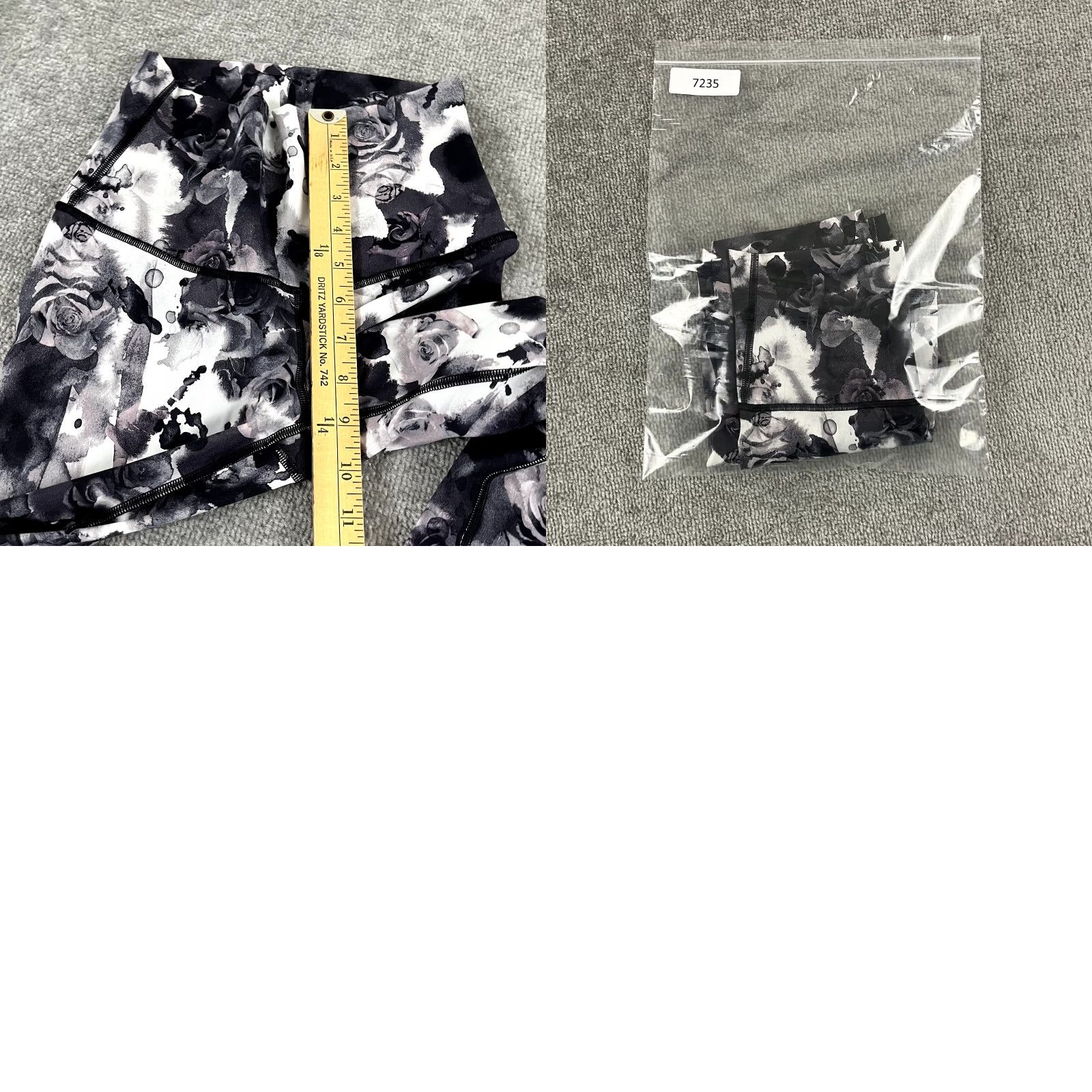 Lululemon LULULEMON Leggings Womens Size 6 WUNDER UNDER Mid Rise Black Floral Obscurred Size 28" / US 6 / IT 42 - 8 Thumbnail