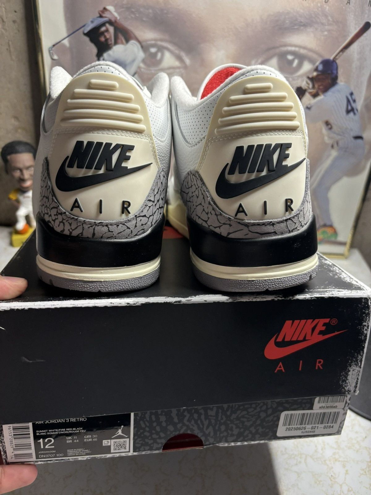 Jordan Brand Jordan Retro 3 ‘cement’ reimagined Size US 12 / EU 45 - 7 Thumbnail
