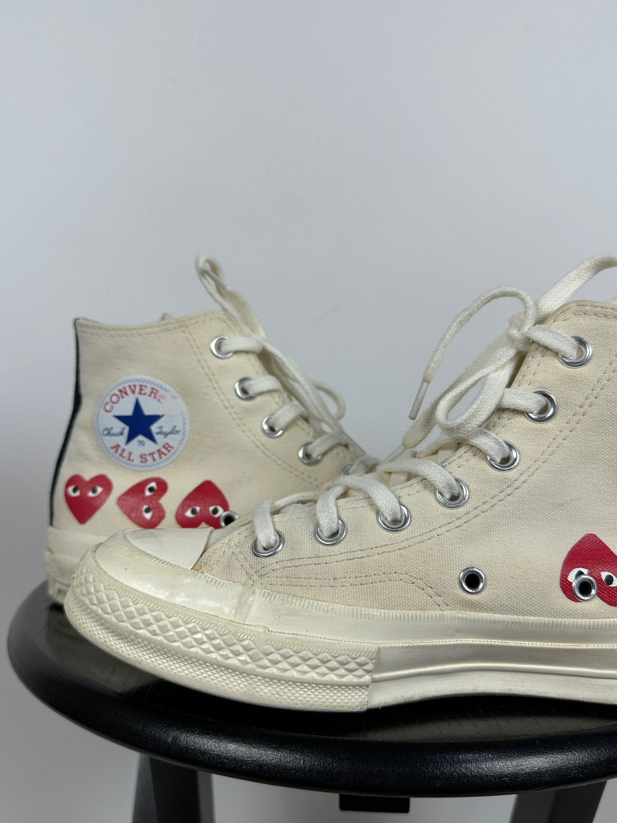 Comme des Garcons Comme Des Garçons x Chuck Taylor Converse All Star Hi Top Size US 5 / EU 37 - 20 Thumbnail