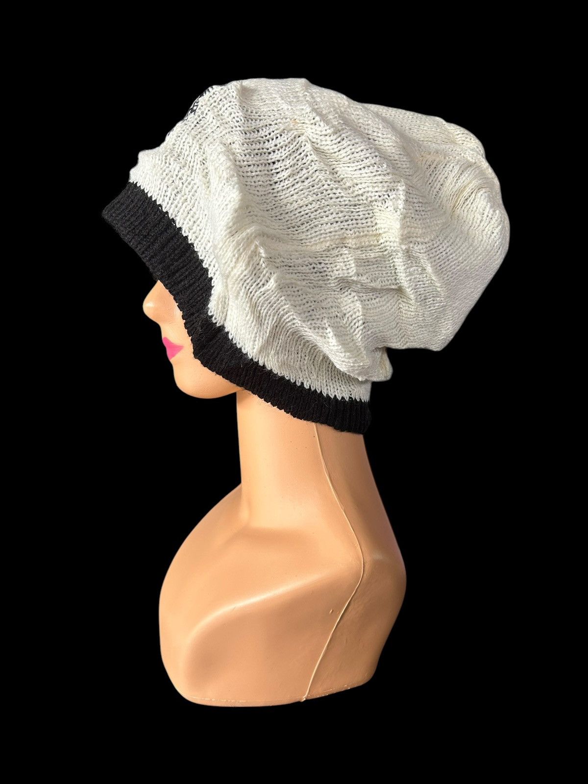 Japanese Brand × Kapital × Vintage Japanese Punk bondage Style knitted Big Beanie Hats Size ONE SIZE - 3 Thumbnail