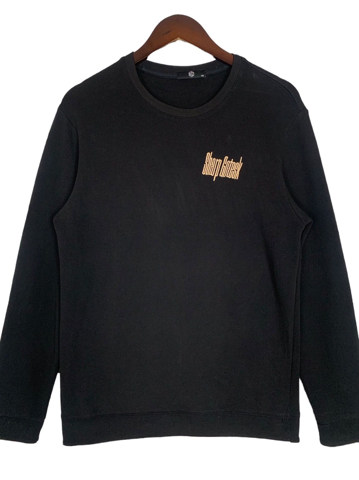 Japanese Brand MZ Sharp Gotesk streetwear crewneck Sweatshirt Size S / US 4 / IT 40 - 3 Thumbnail