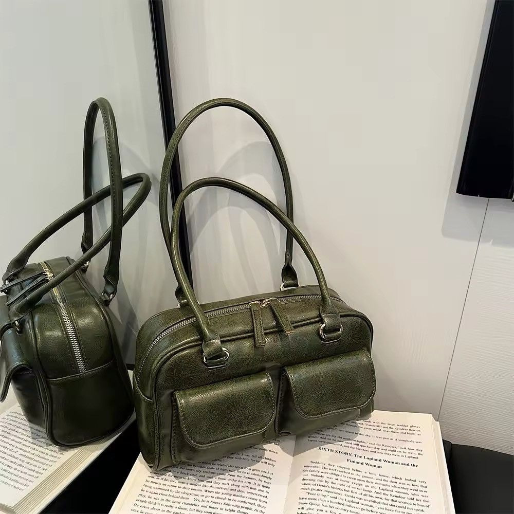 Japanese Brand × Leather Multi Pockets Leather Shoulder Bag Size ONE SIZE - 3 Thumbnail