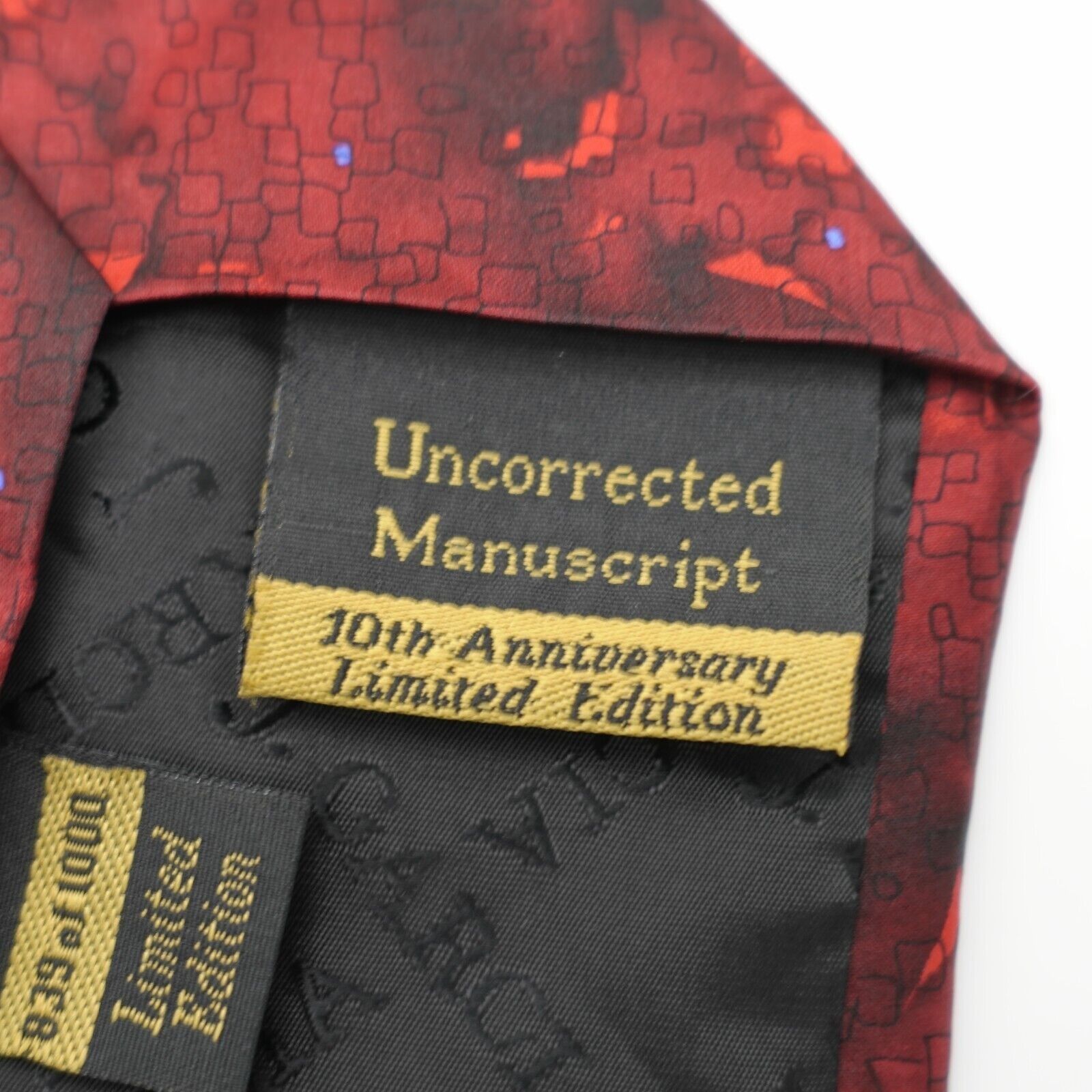 Designer J. Garcia Limited Edition Uncorrected Manuscript Red Print W Size ONE SIZE - 4 Thumbnail