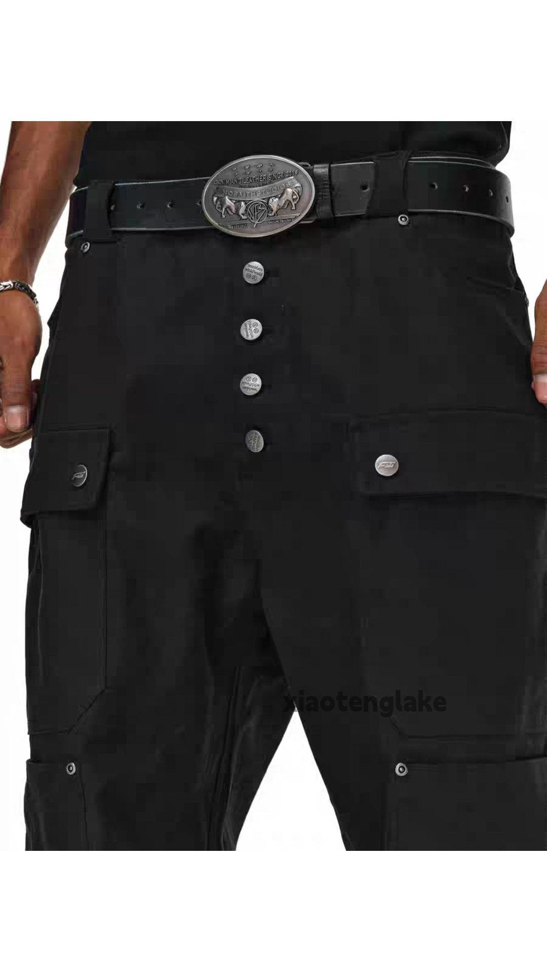Vintage Unisex outdoor utility punk yuppie grunge cargo pants Size US 32 / EU 48 - 9 Thumbnail