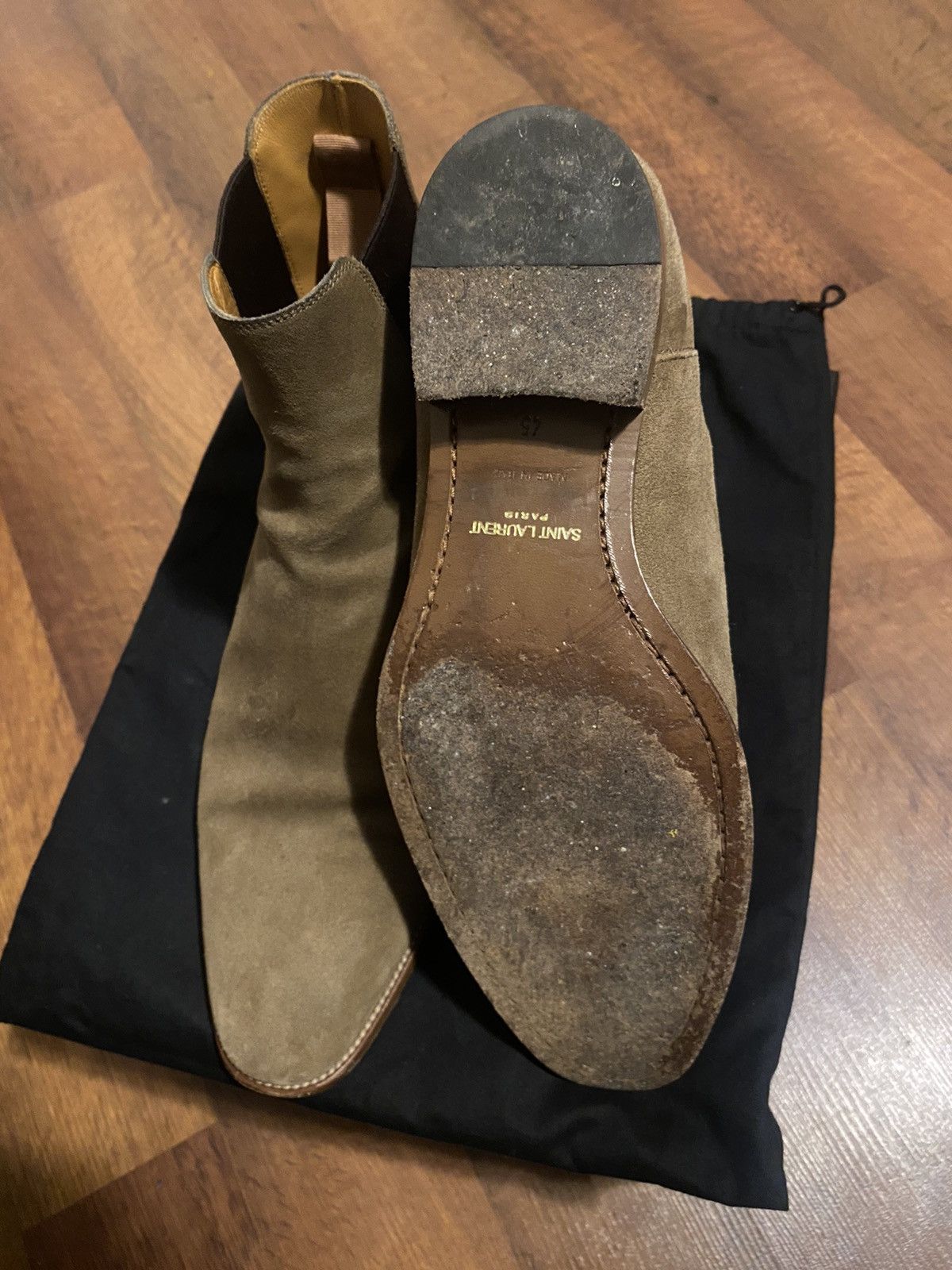 Saint Laurent Paris Saint Laurent Wyatt Chelsea boots Size US 11.5 / EU 44-45 - 4 Thumbnail