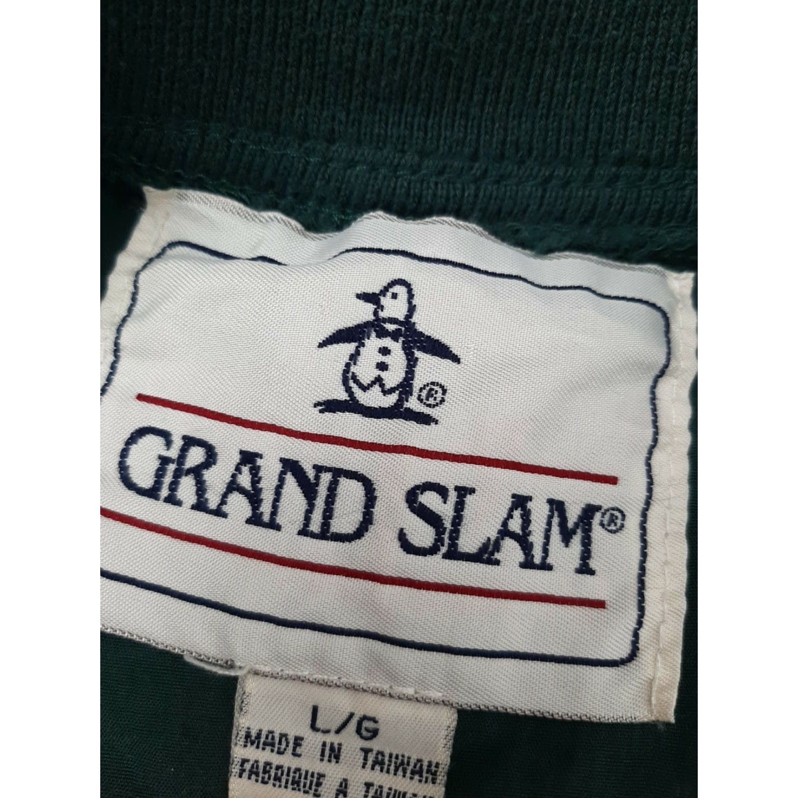 Vintage MEN'S GRAND SLAM GOLF JACKET L Green Bear Hall, Activewear, Long Sleeve, Casual, Golf, Size L, Green, Brand Grand Slam, Men Size US L / EU 52-54 / 3 - 3 Thumbnail