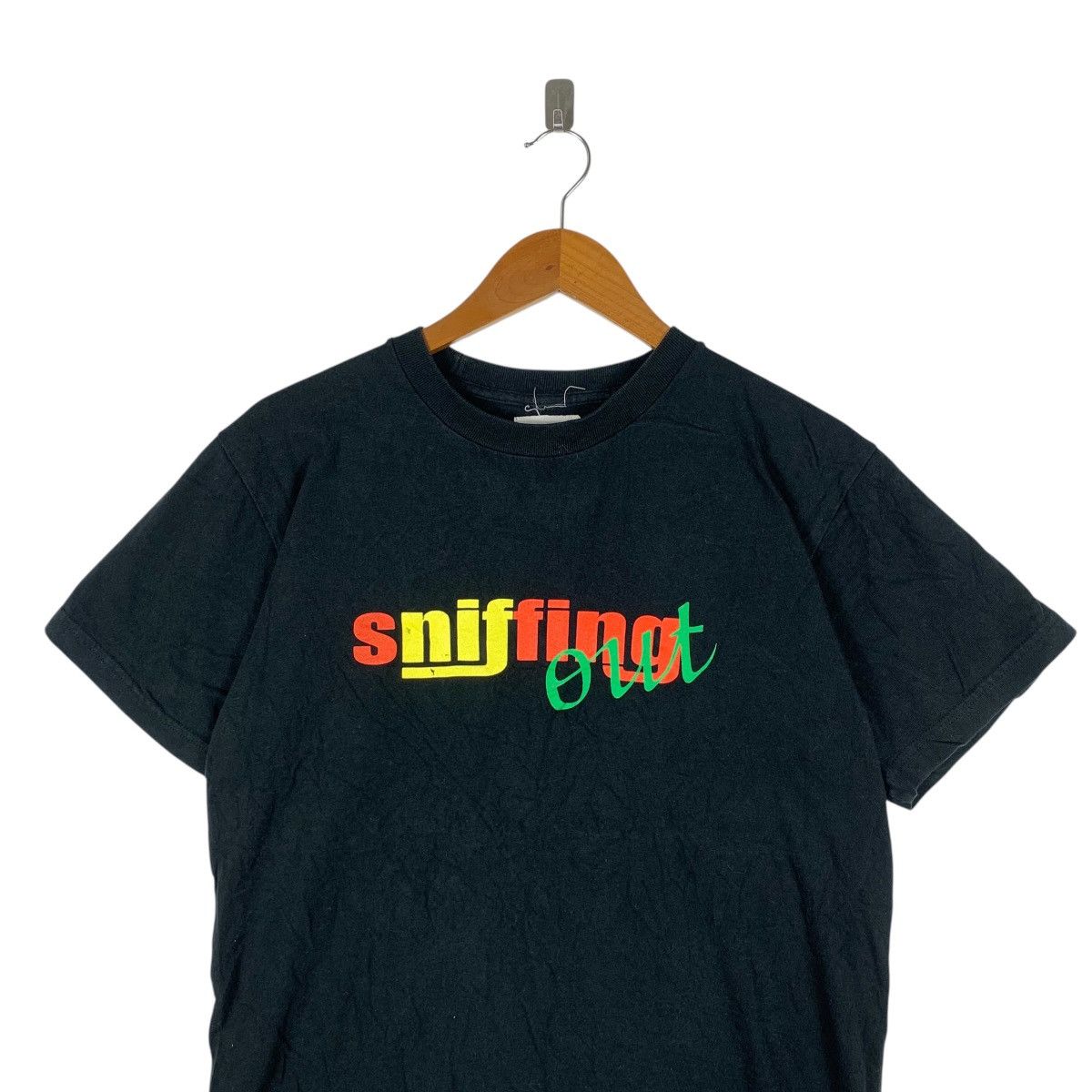 Vintage Vintage SNIFFING OUT 4-WILL Hip Hop Rap Tee Shirt Top Japan Size US S / EU 44-46 / 1 - 2 Thumbnail