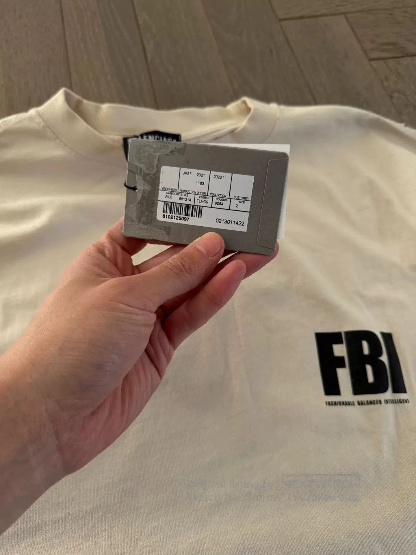 Balenciaga Balenciaga FBI Print Short Sleeve. Size US M / EU 48-50 / 2 - 2 Thumbnail
