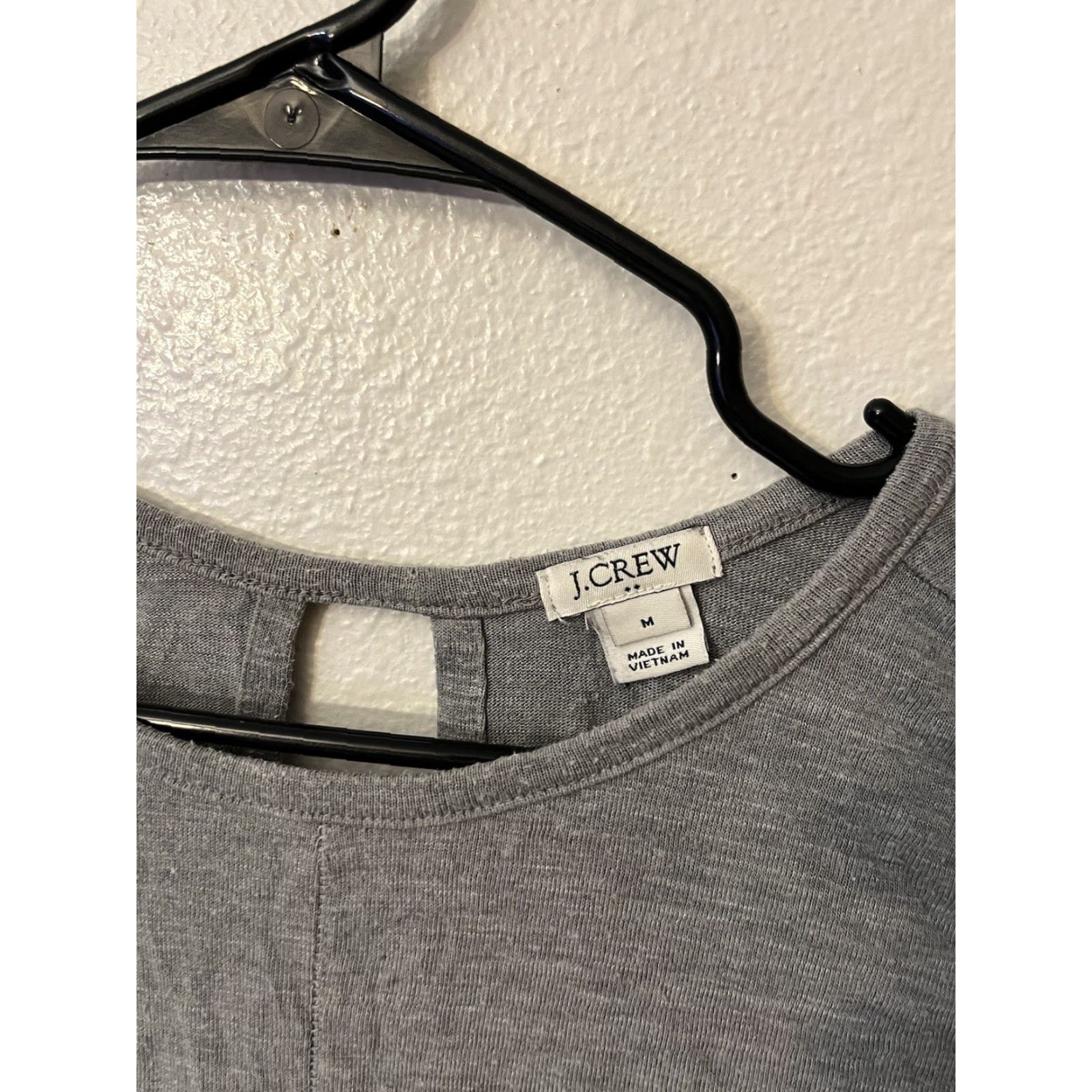 J.Crew J.Crew Tank Top Shirt Tunic Sleeveless Drapey Gray M Viscose Polyester 70/30 Casual Womens Size M / US 6-8 / IT 42-44 - 2 Thumbnail