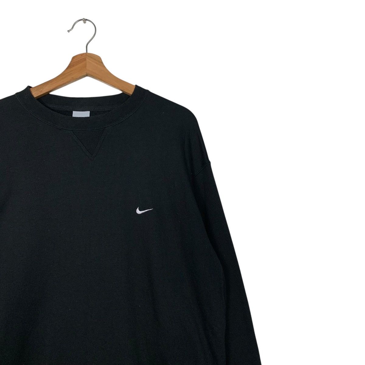 Nike NIKE Embroidery Swoosh Logo Crewneck Sweatshirt #1557-C70 Size US XL / EU 56 / 4 - 5 Thumbnail
