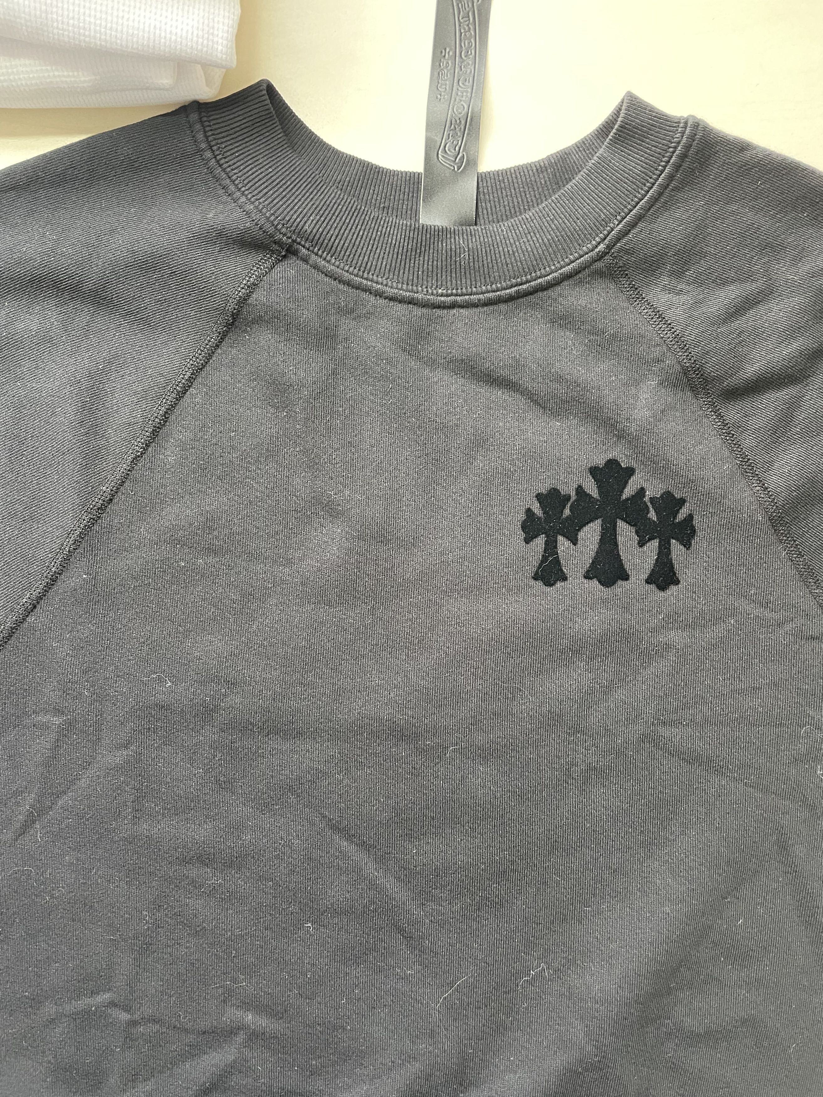 Chrome Hearts Chrome Hearts Triple Cross CH Letter Black Sweatshirt Size XS / US 0-2 / IT 36-38 - 3 Thumbnail