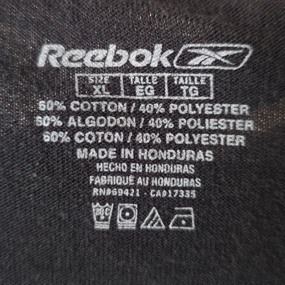 Reebok Las Vegas Raiders T Shirt Mens Size XL Black Reebok NFL Size US XL / EU 56 / 4 - 4 Thumbnail