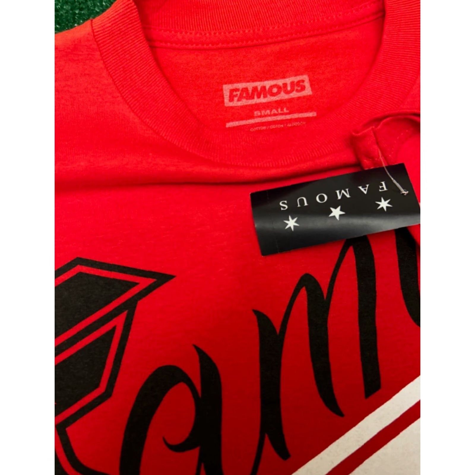 Barker VINTAGE Famous Stars & Straps Family Logo Shirt Sz Small NWT Red Short Sleeve Mens S Logo 2000s Y2K Travi s Barker (Travis Barker) Size US S / EU 44-46 / 1 - 2 Thumbnail