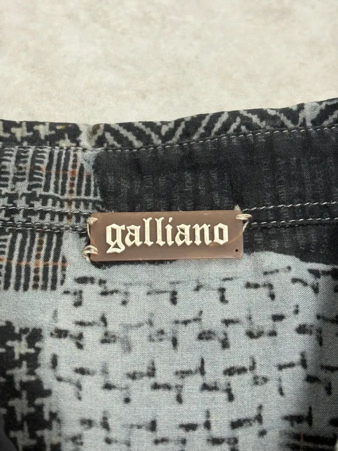 John Galliano 2010s John Galliano Black Magazine Gazette Shirt Size US S / EU 44-46 / 1 - 8 Thumbnail