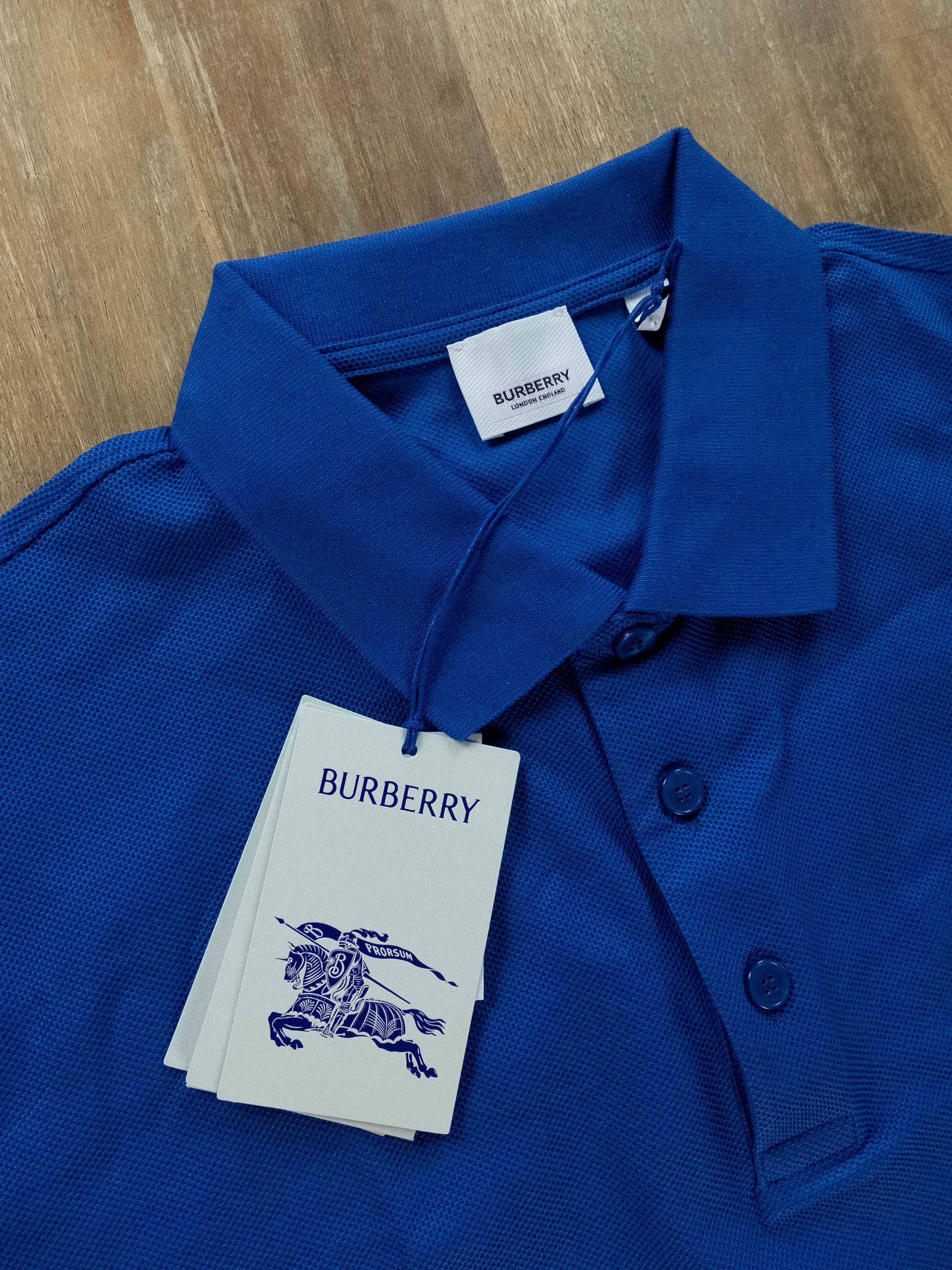 Burberry BURBERRY Hartford dark ocean blue polo shirt XL q Size US XL / EU 56 / 4 - 3 Thumbnail